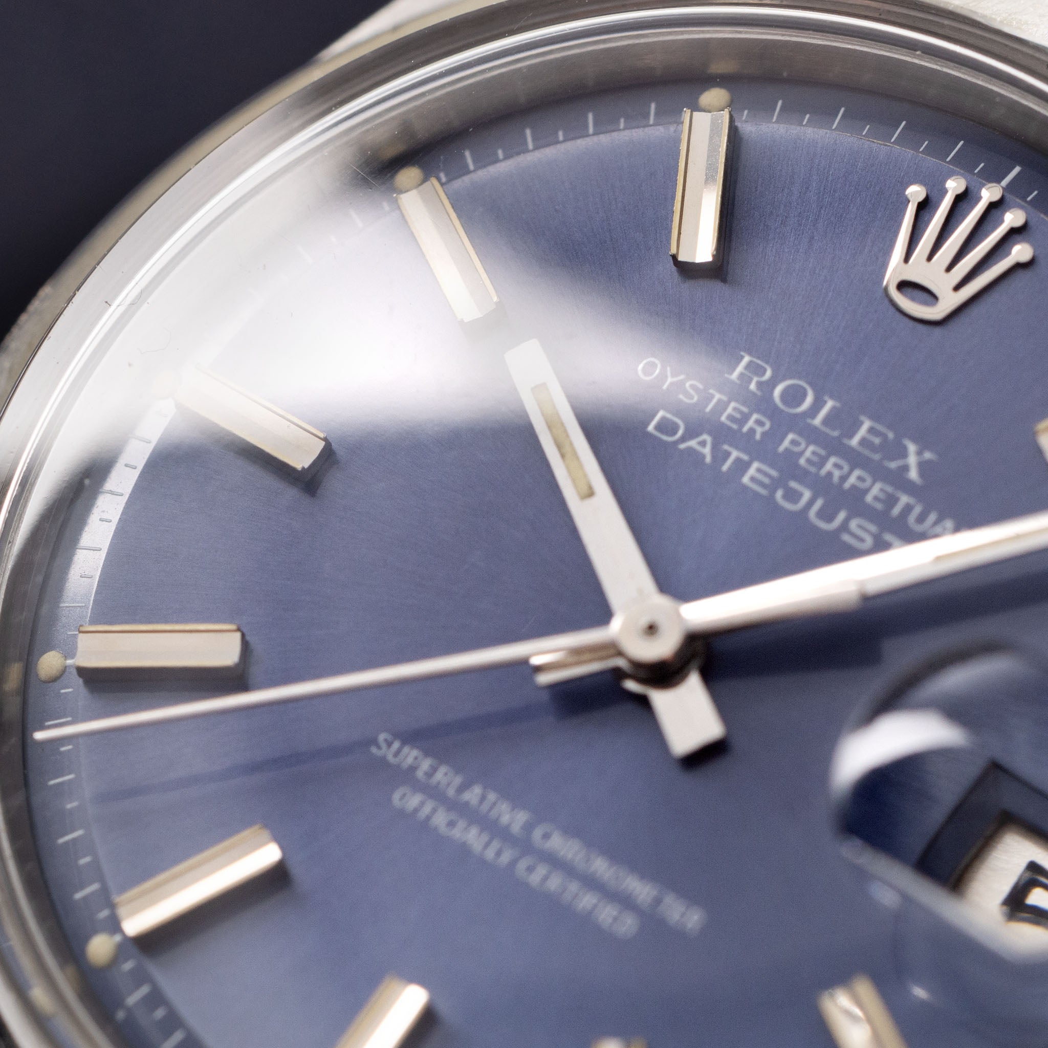 Rolex Datejust Blue Dial ref 1600