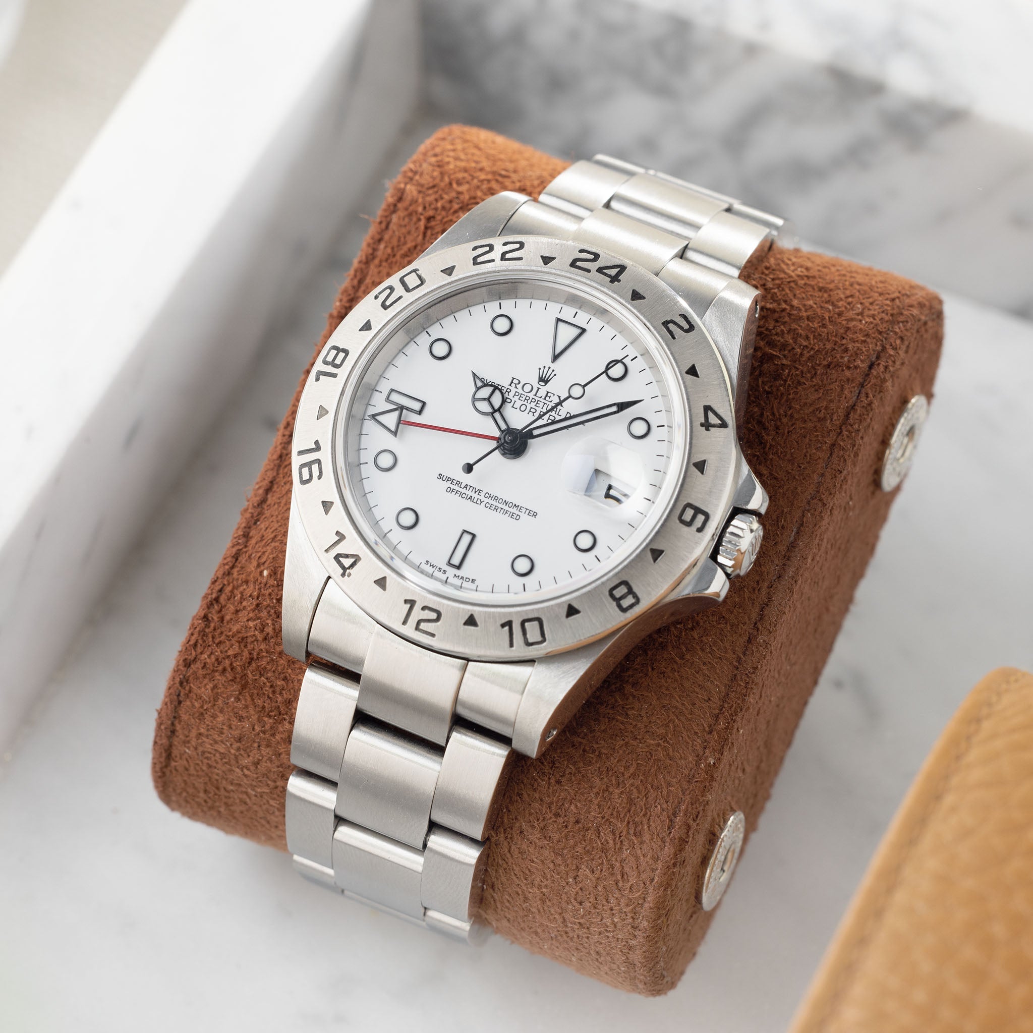 Rolex Explorer 2 White Dial 16570