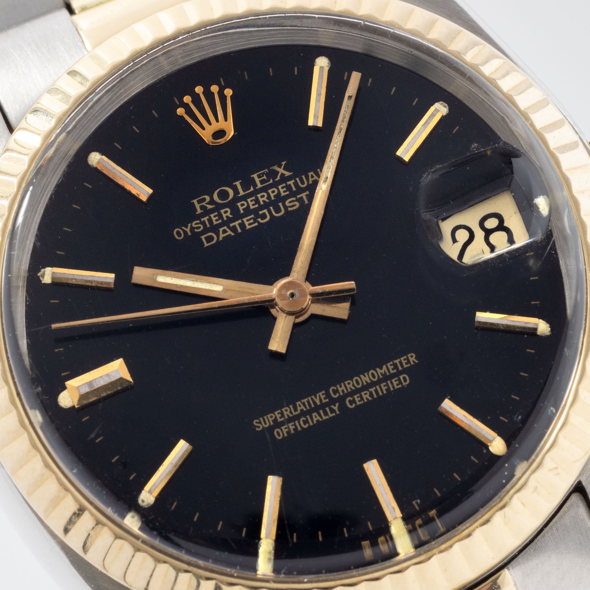 Rolex Datejust Midsize Black Dial ref 6827