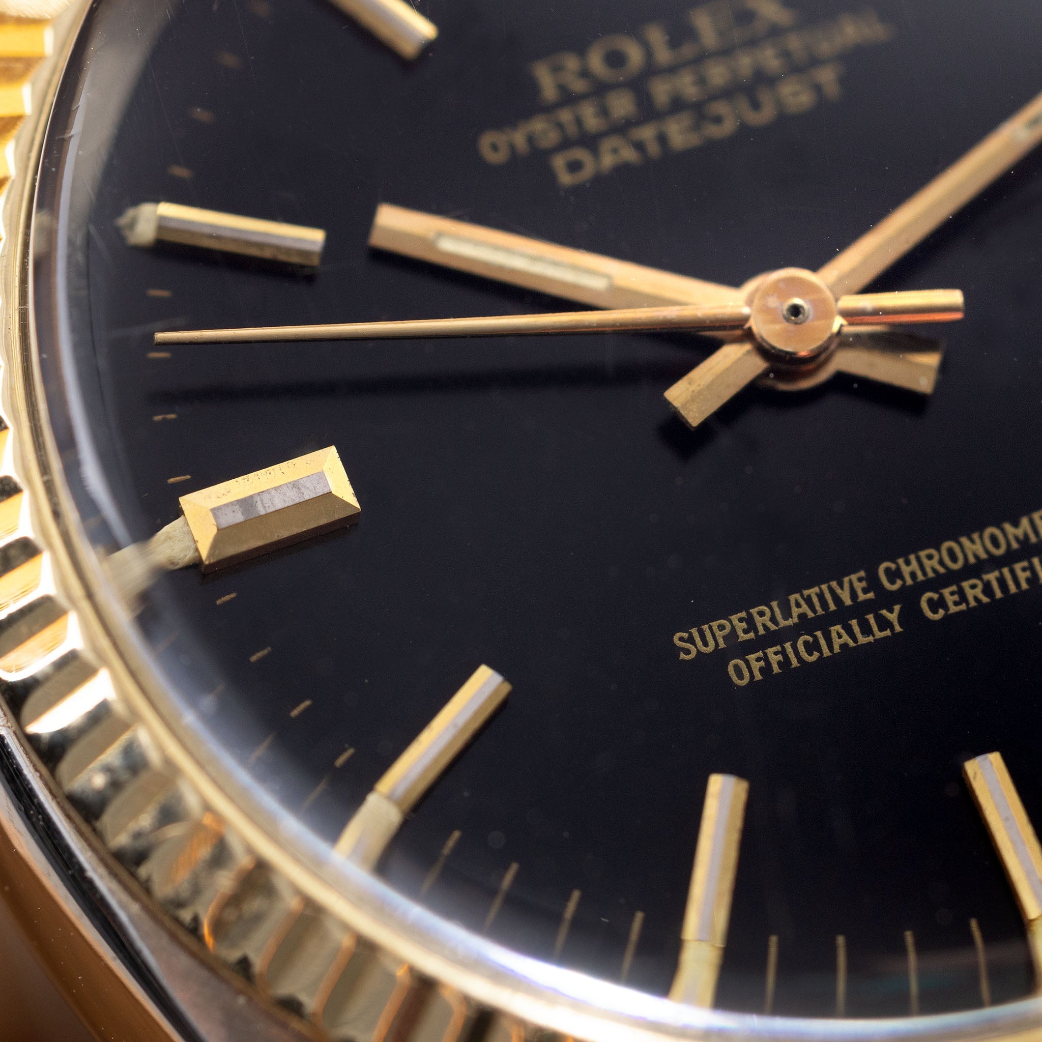 Rolex Datejust Midsize Black Dial ref 6827