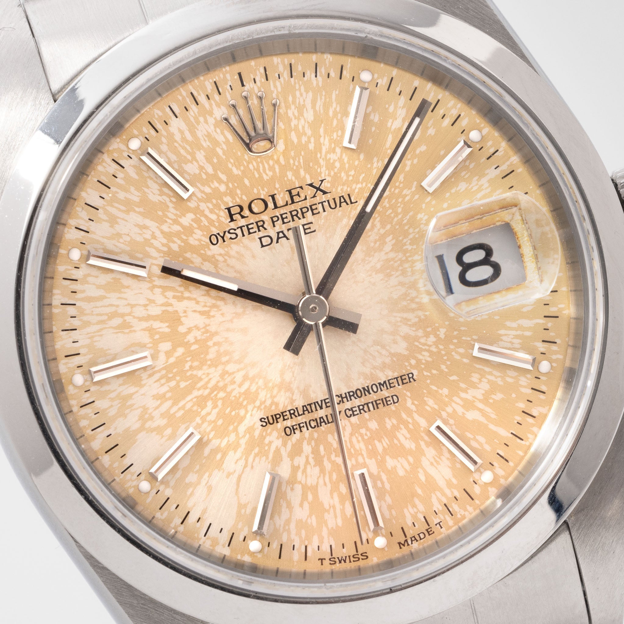 Rolex Oyster Perpetual Date Tropical Dial Ref 15200