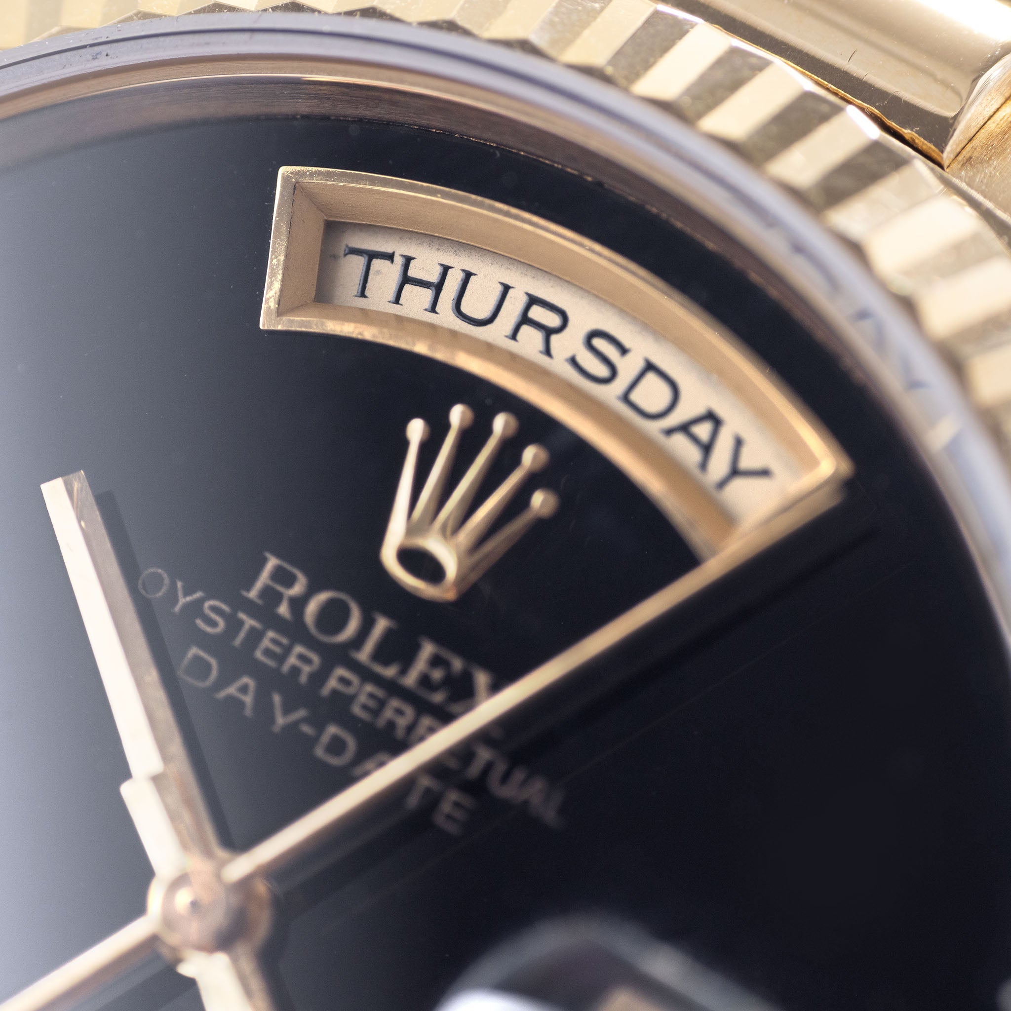 Rolex Day-Date 18238 Onyx Dial T Swiss T