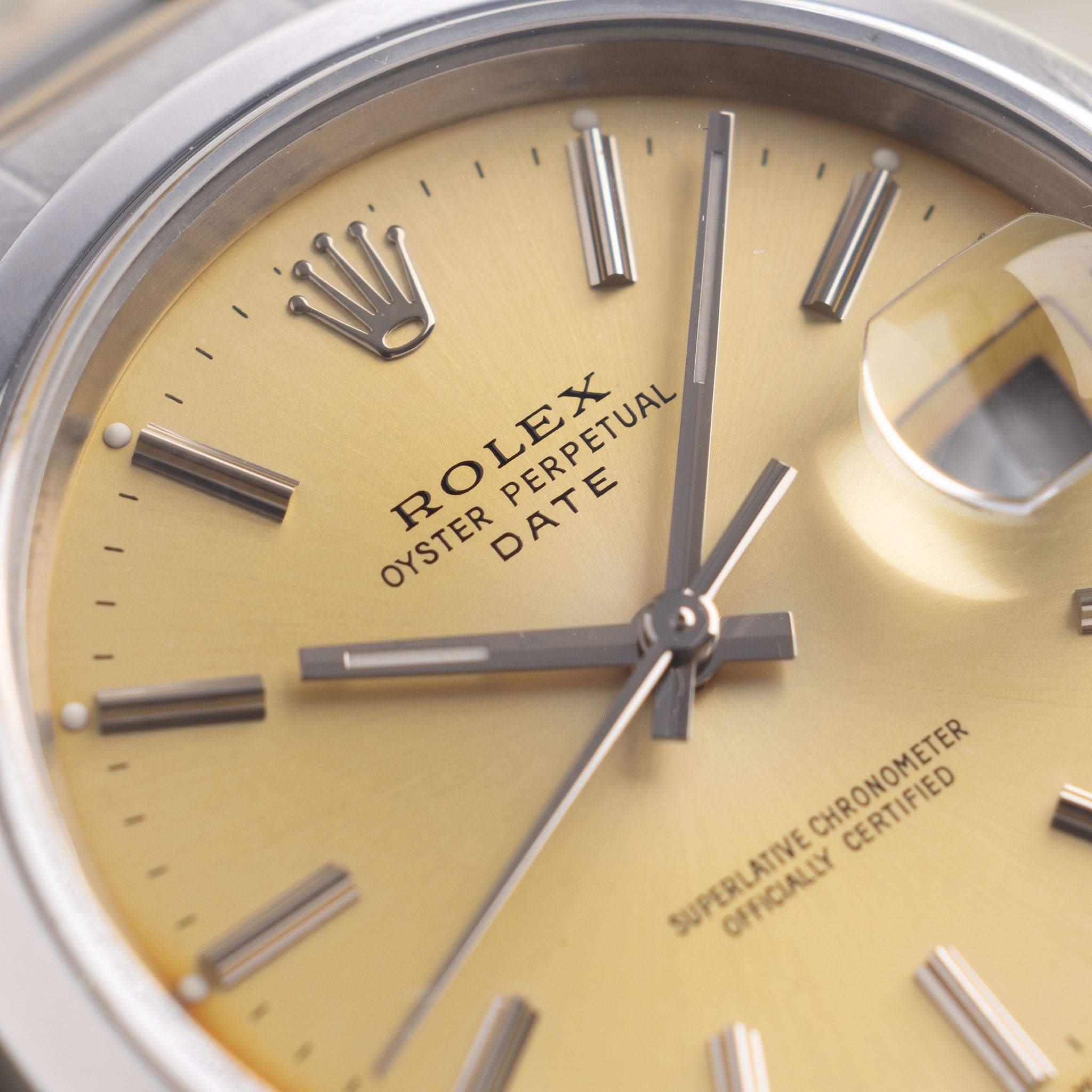 Rolex Oyster Perpetual Date Colour Change Dial Ref 15200