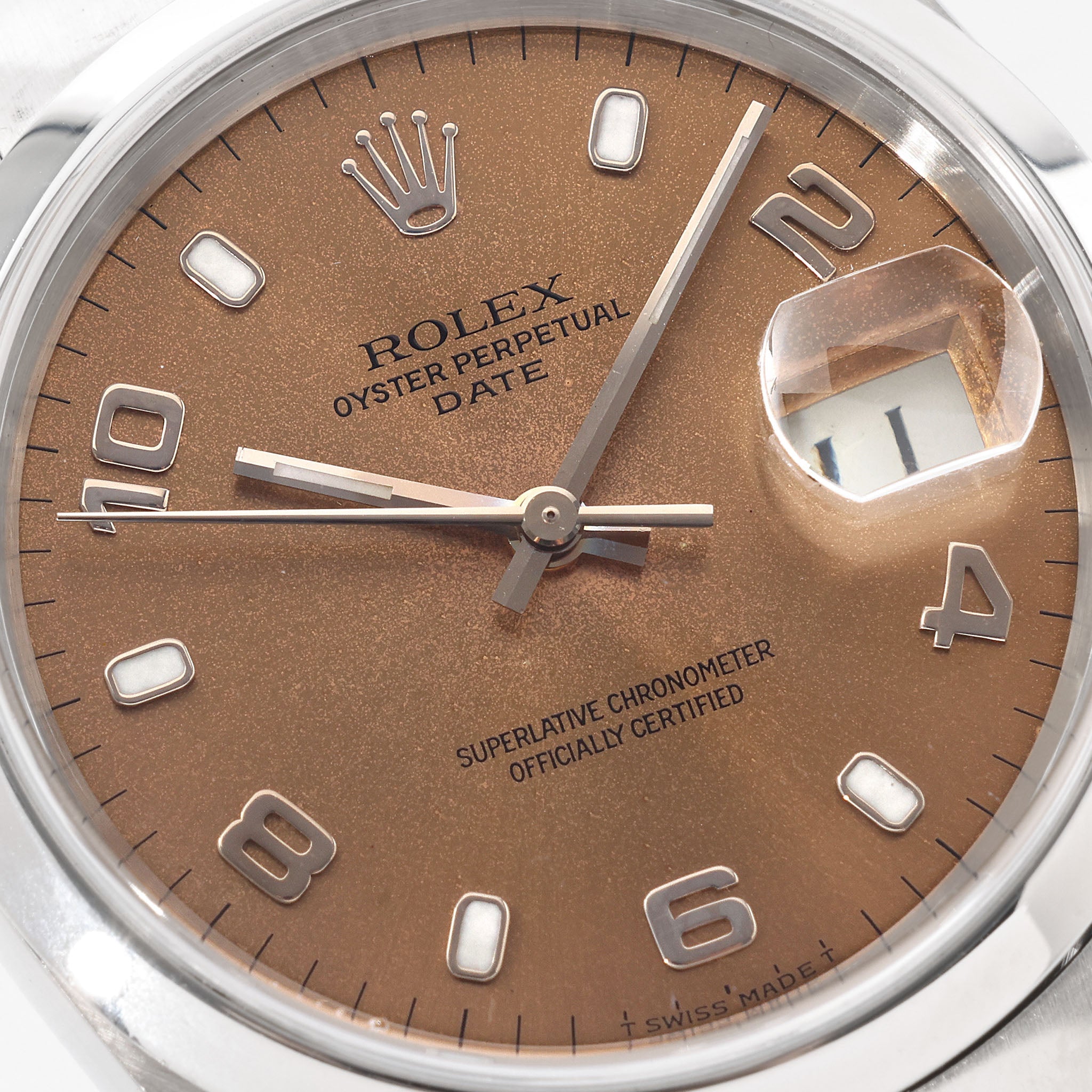 Rolex Oyster Perpetual Date Bronze Dial ref 15200