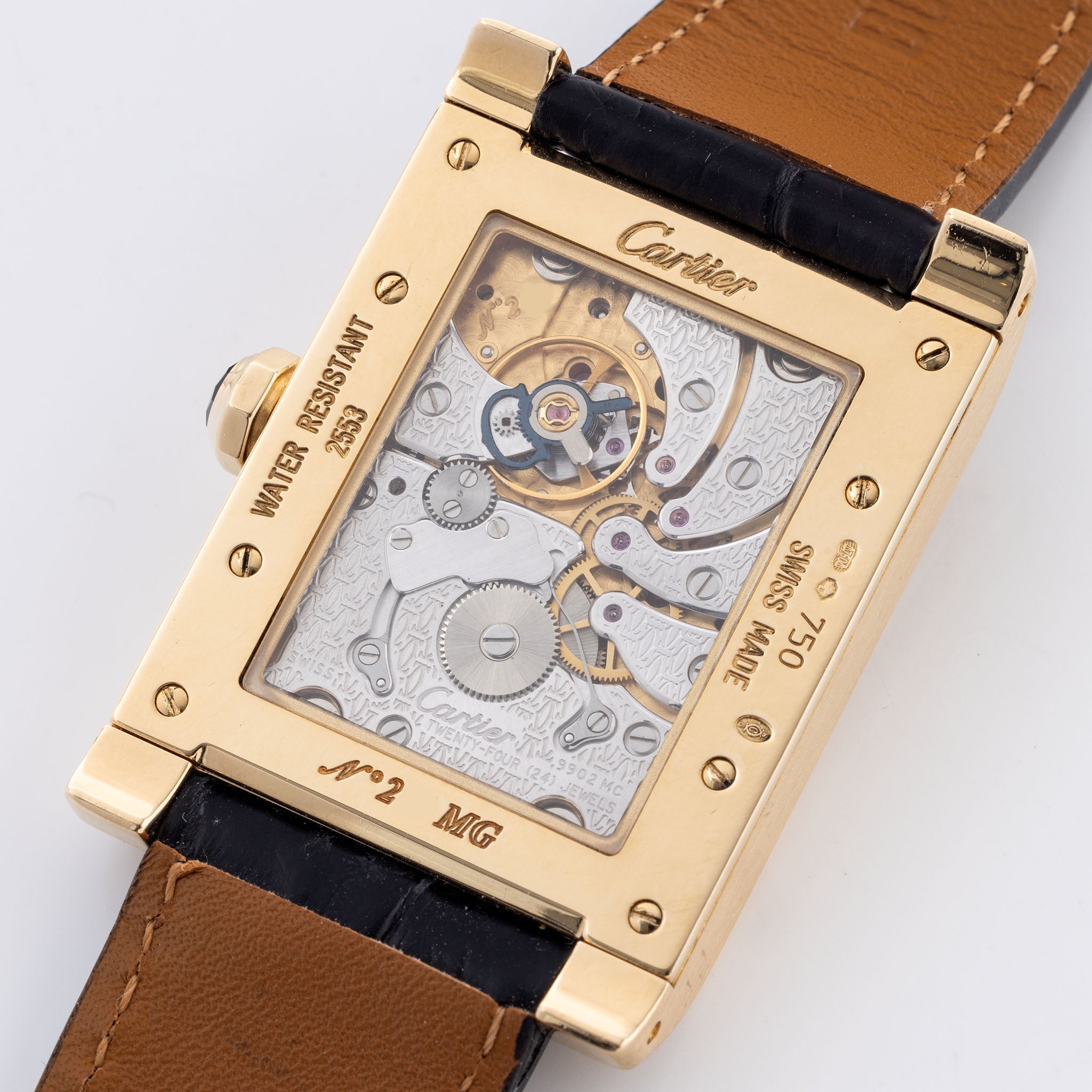 Cartier Tank à Vis "Wandering Hours" CPCP ref 2553