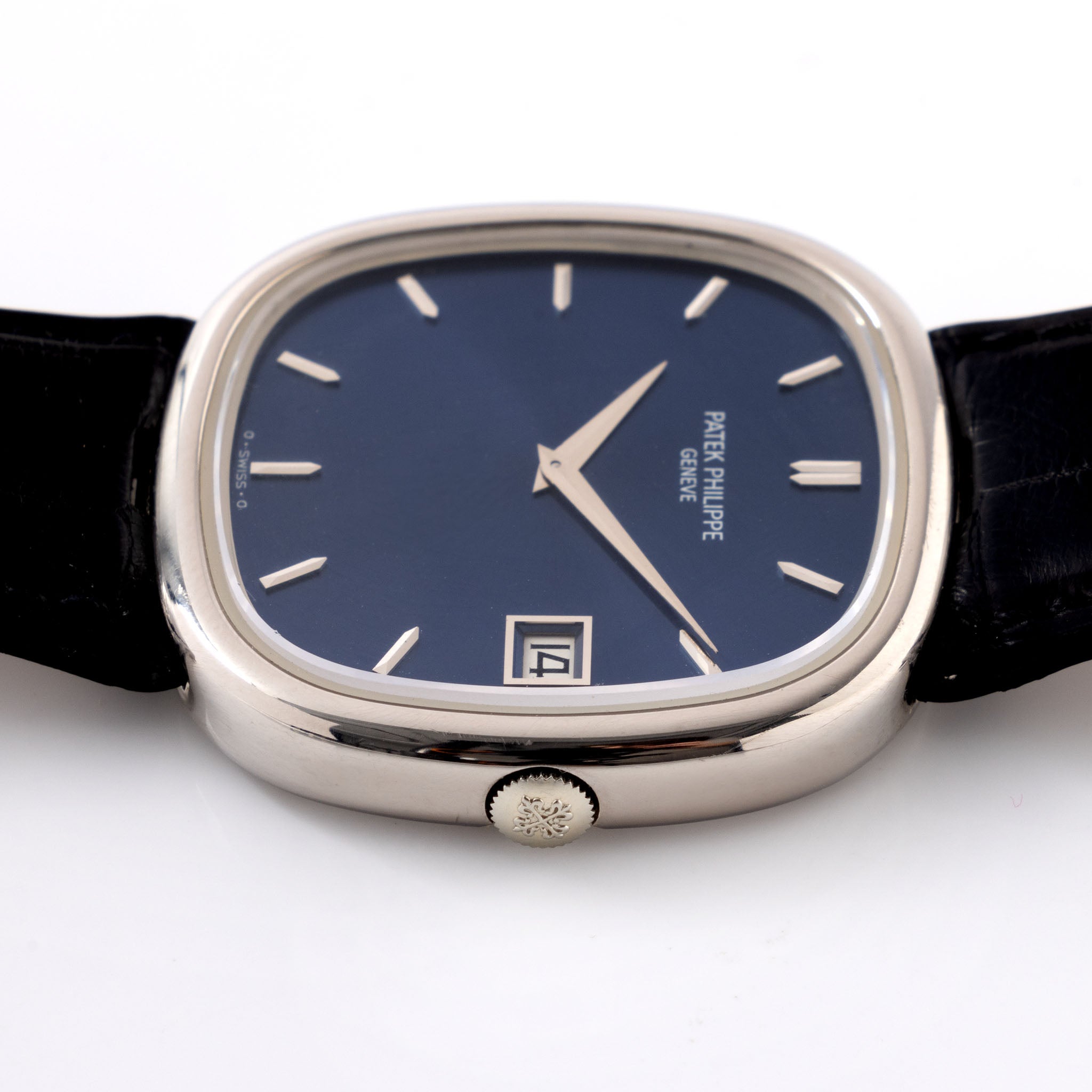 Patek Philippe White Gold "TV Screen" Ref 3604