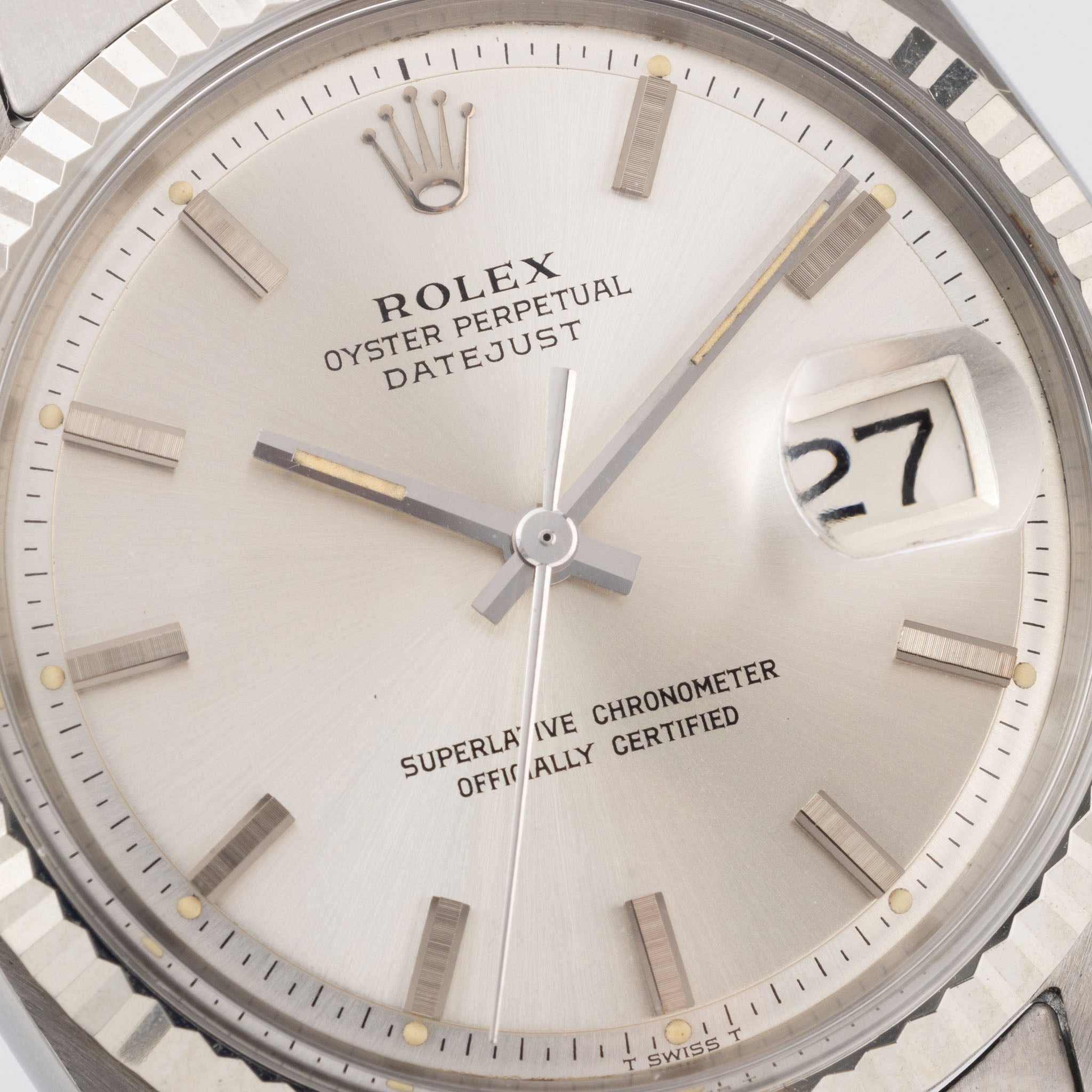 Rolex Datejust 1601 Silver Dial with Punched Papers