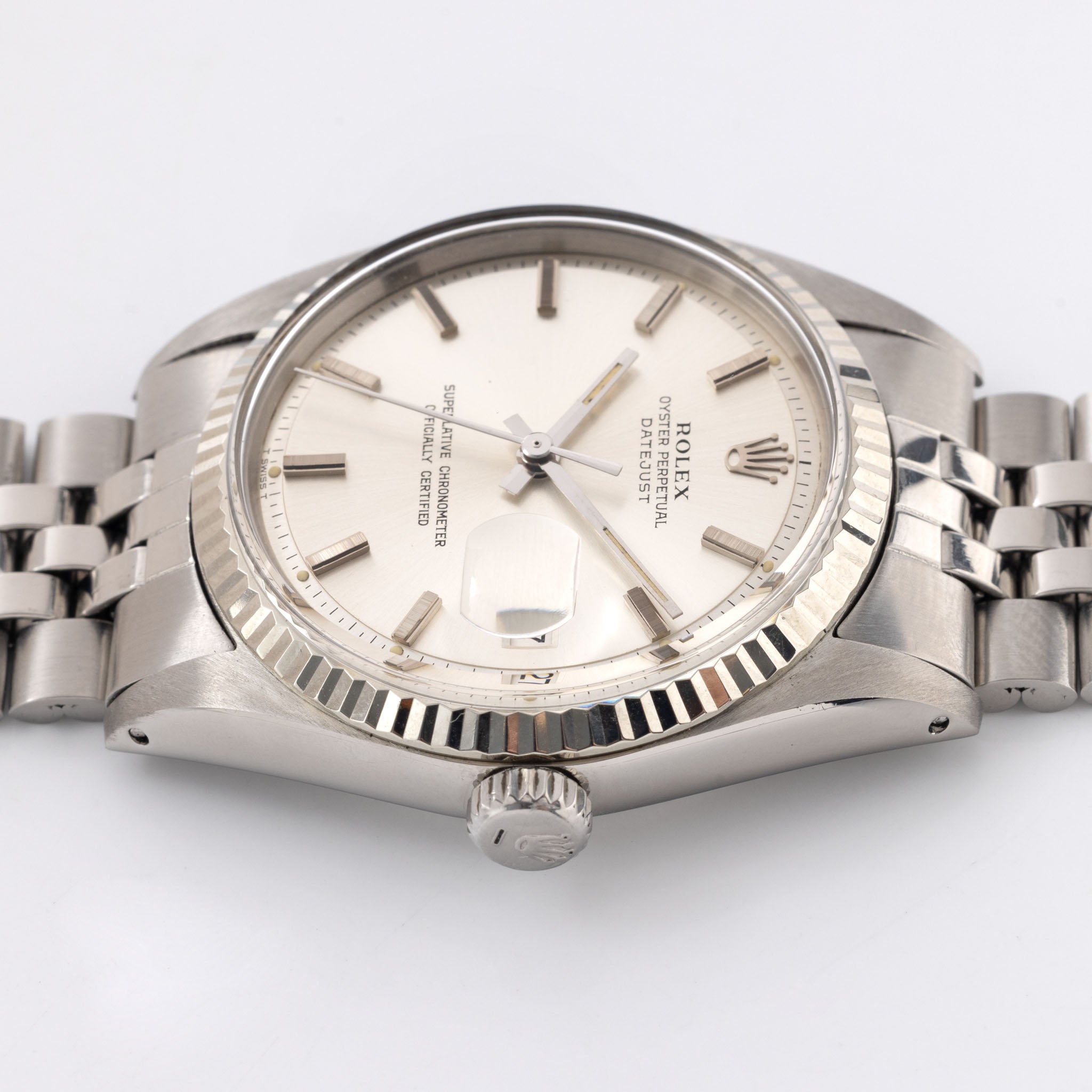 Rolex Datejust 1601 Silver Dial with Punched Papers