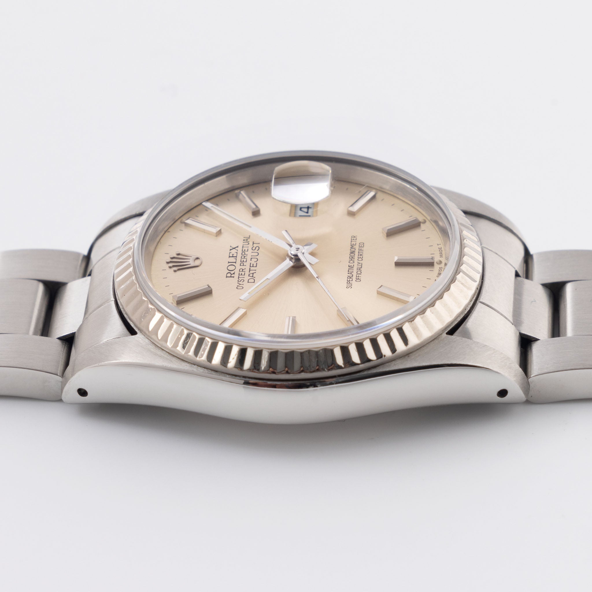 Rolex Datejust Silver Dial Ref 16234