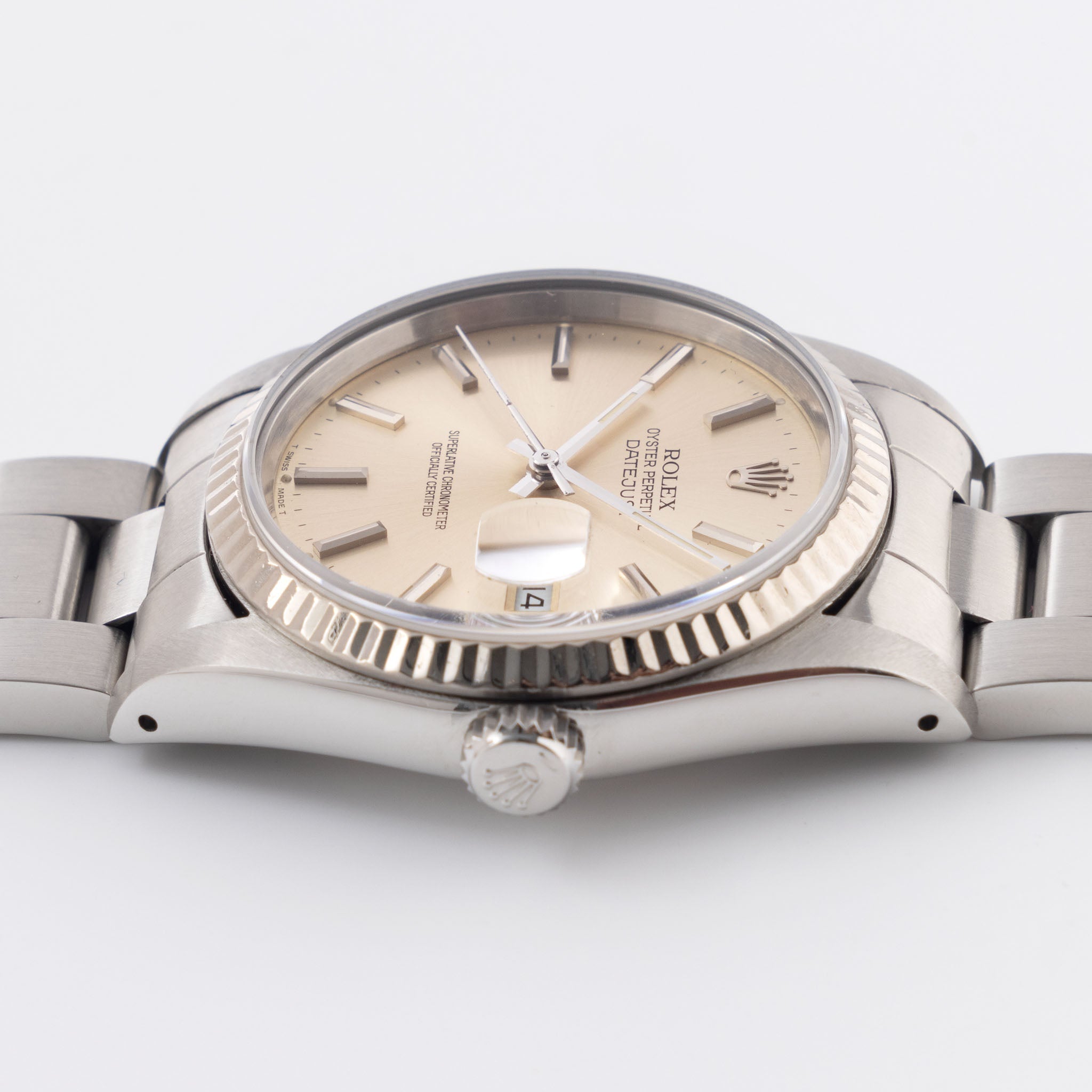 Rolex Datejust Silver Dial Ref 16234