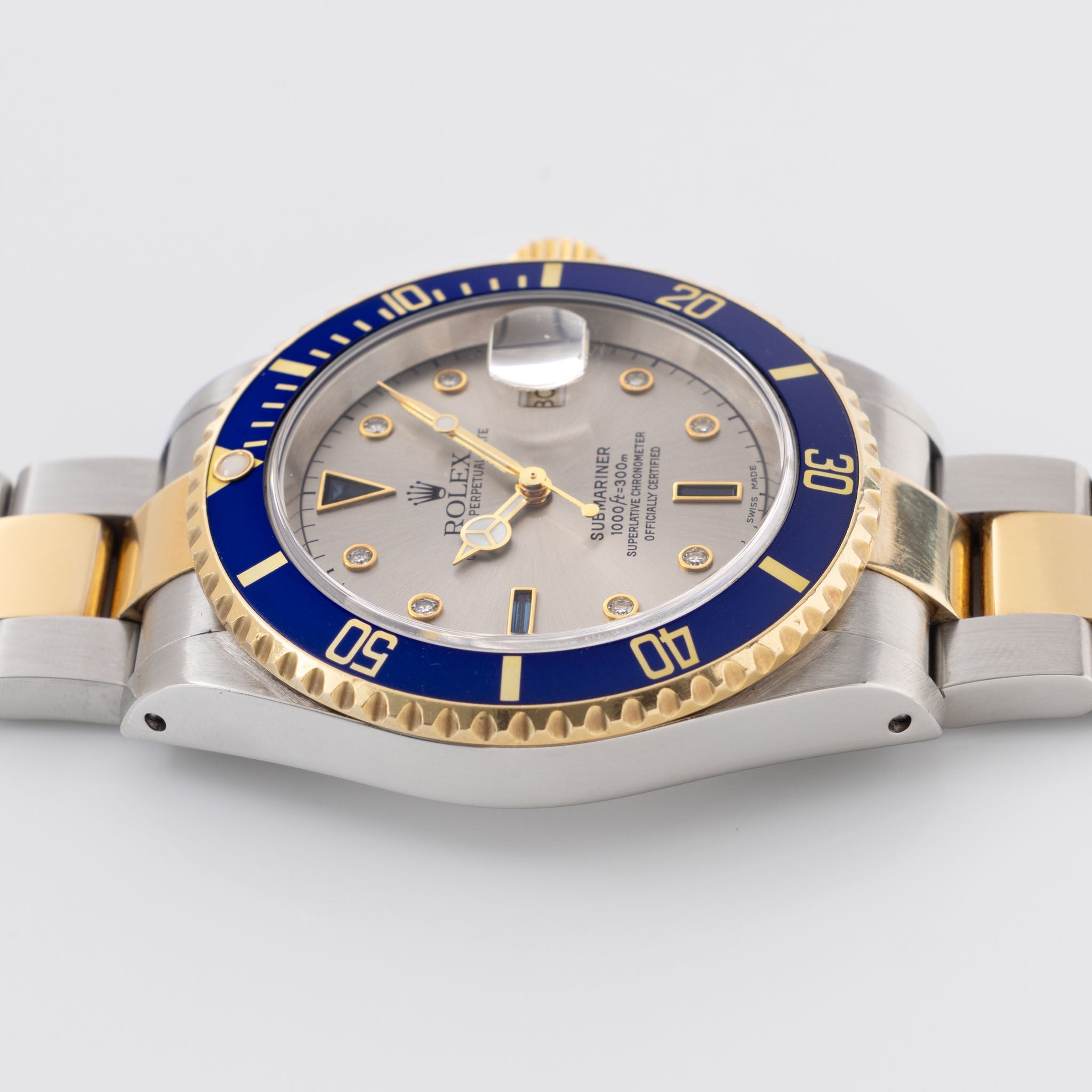 Rolex Submariner Date Serti Dial Two-Tone 16613