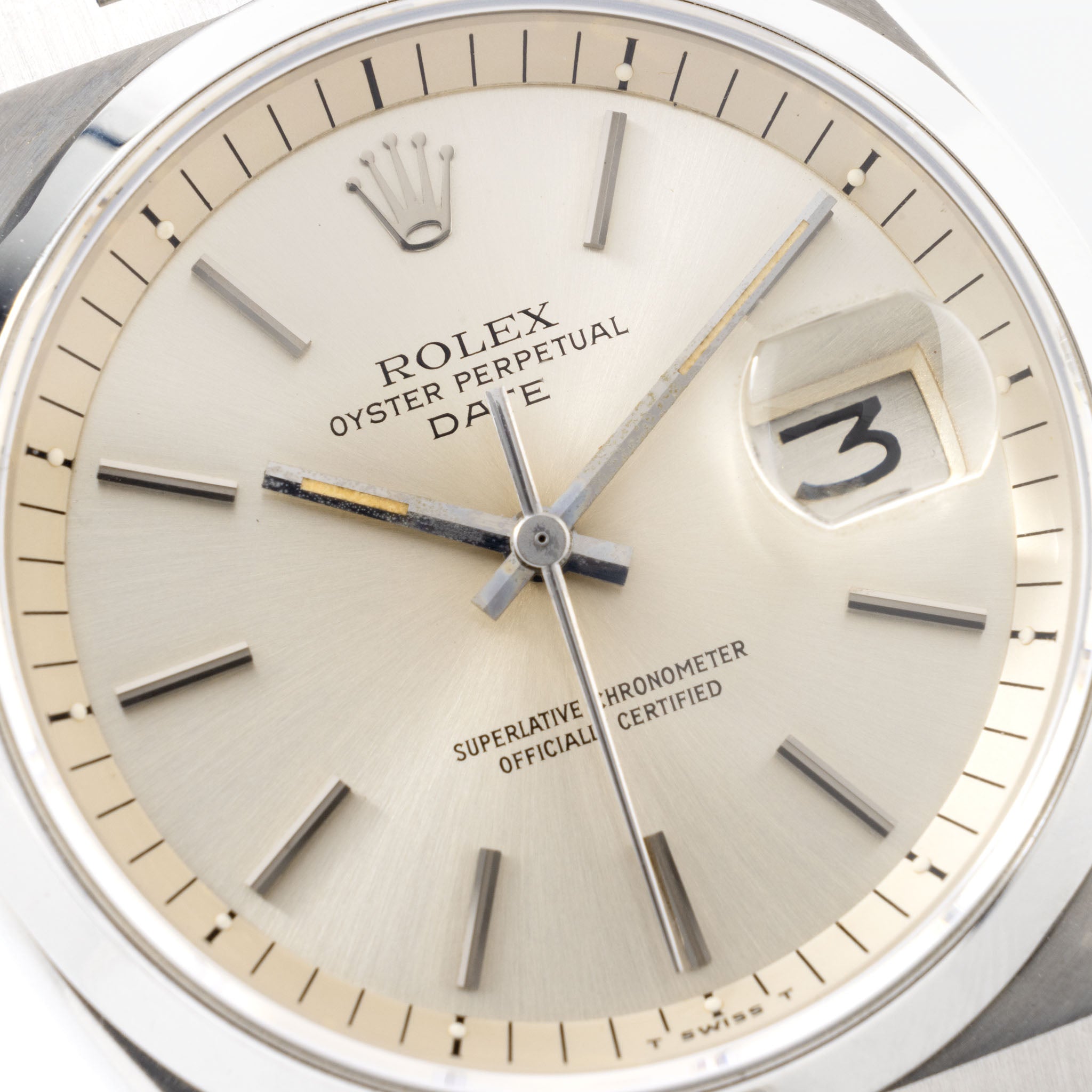 Rolex Oyster Perpetual Date Silver Dial Ref 1530