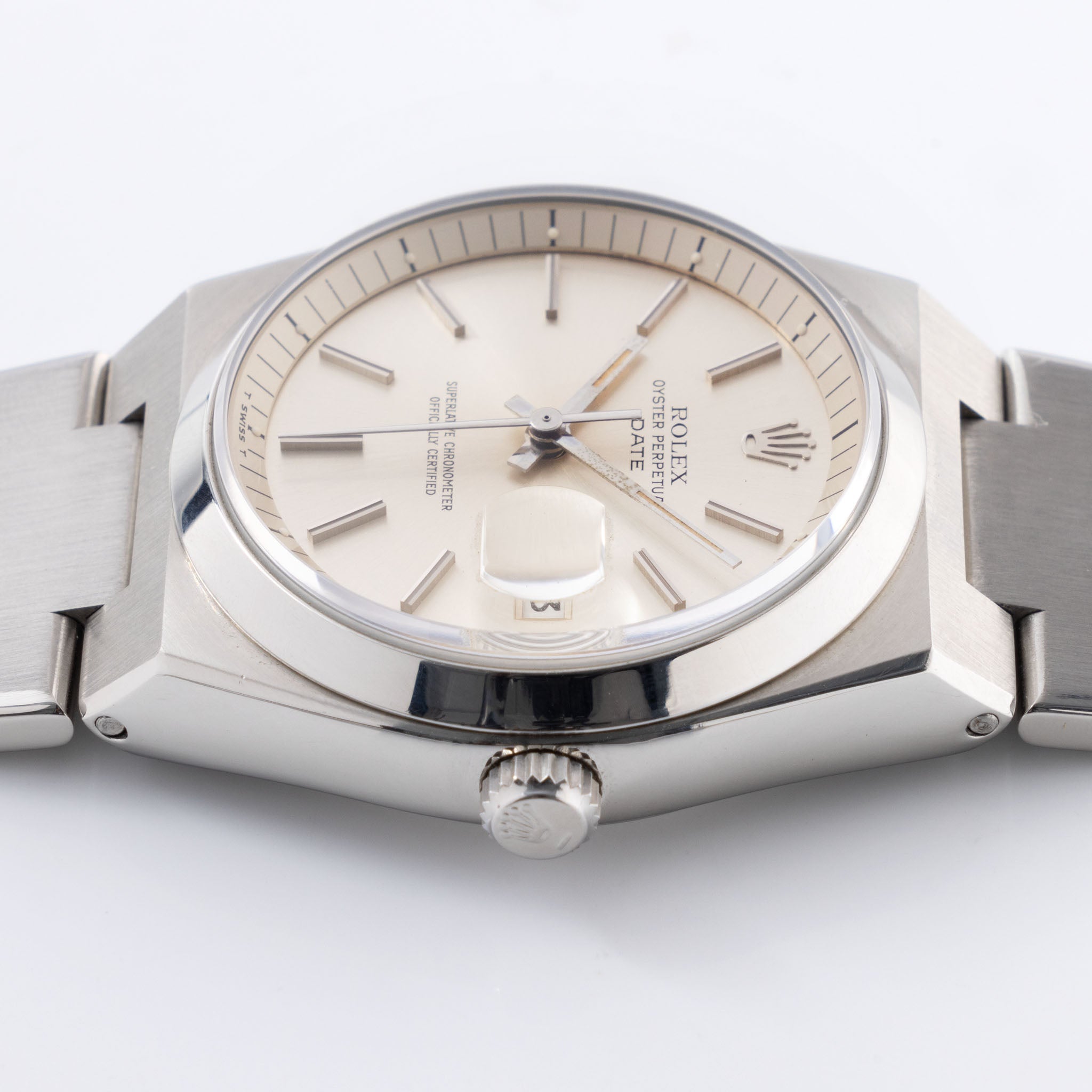 Rolex Oyster Perpetual Date Silver Dial Ref 1530