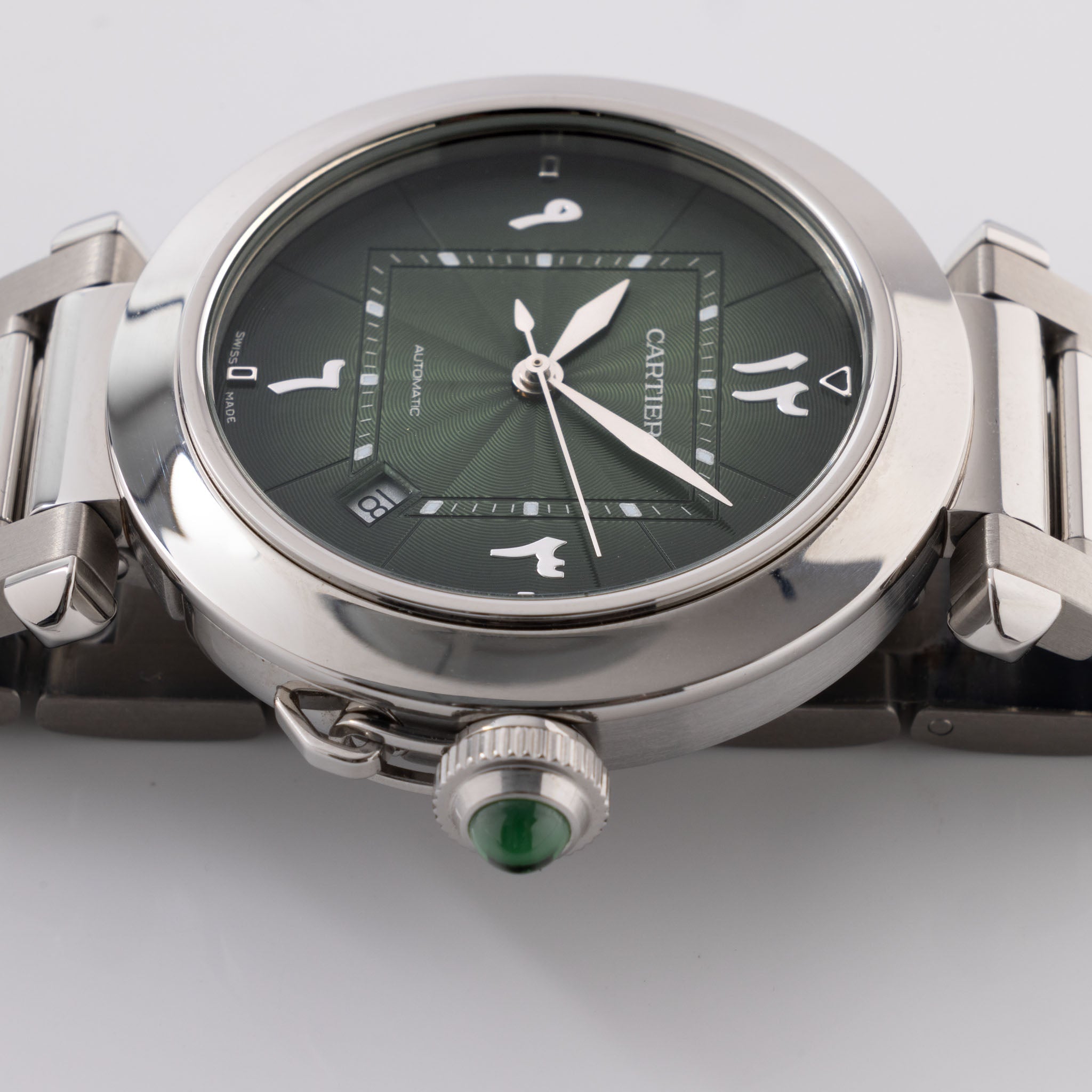 Cartier Pasha Green Middle East limited Edition with Warranty Card