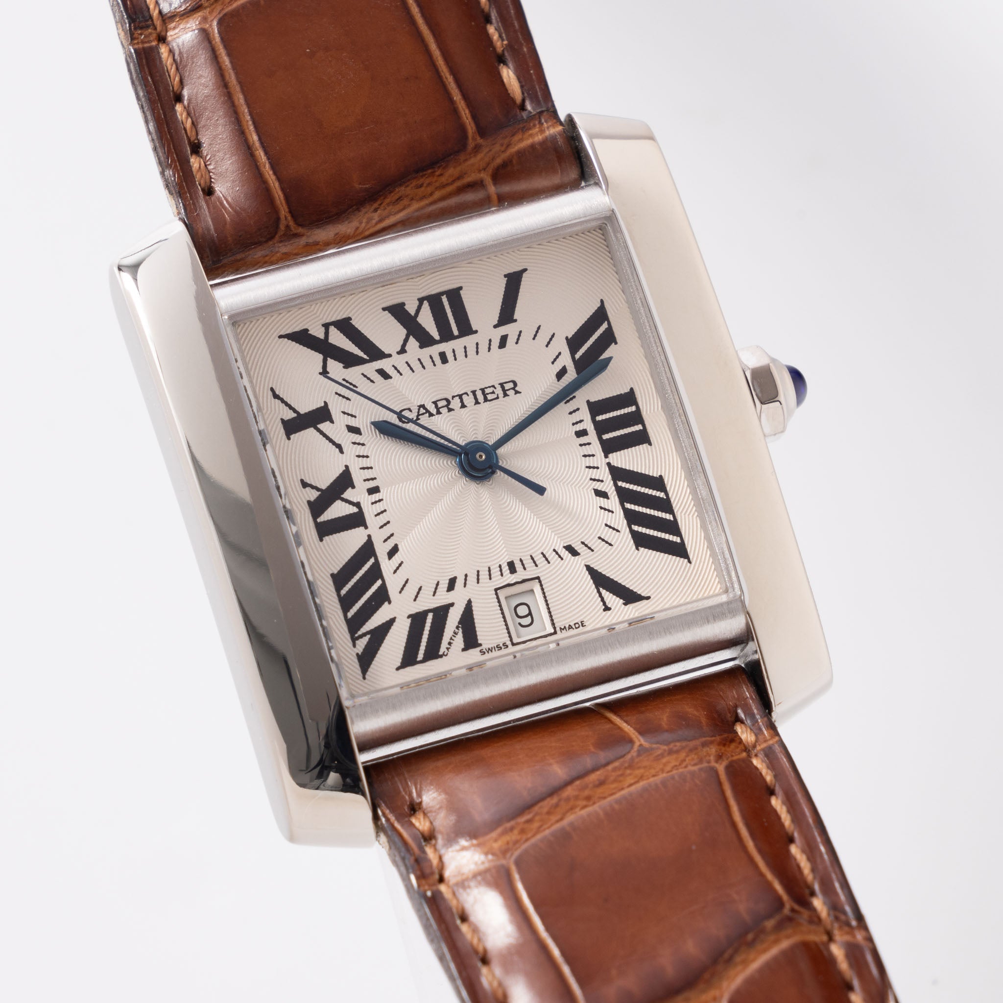 Cartier Tank Francaise in 18kt White Gold Ref 2366