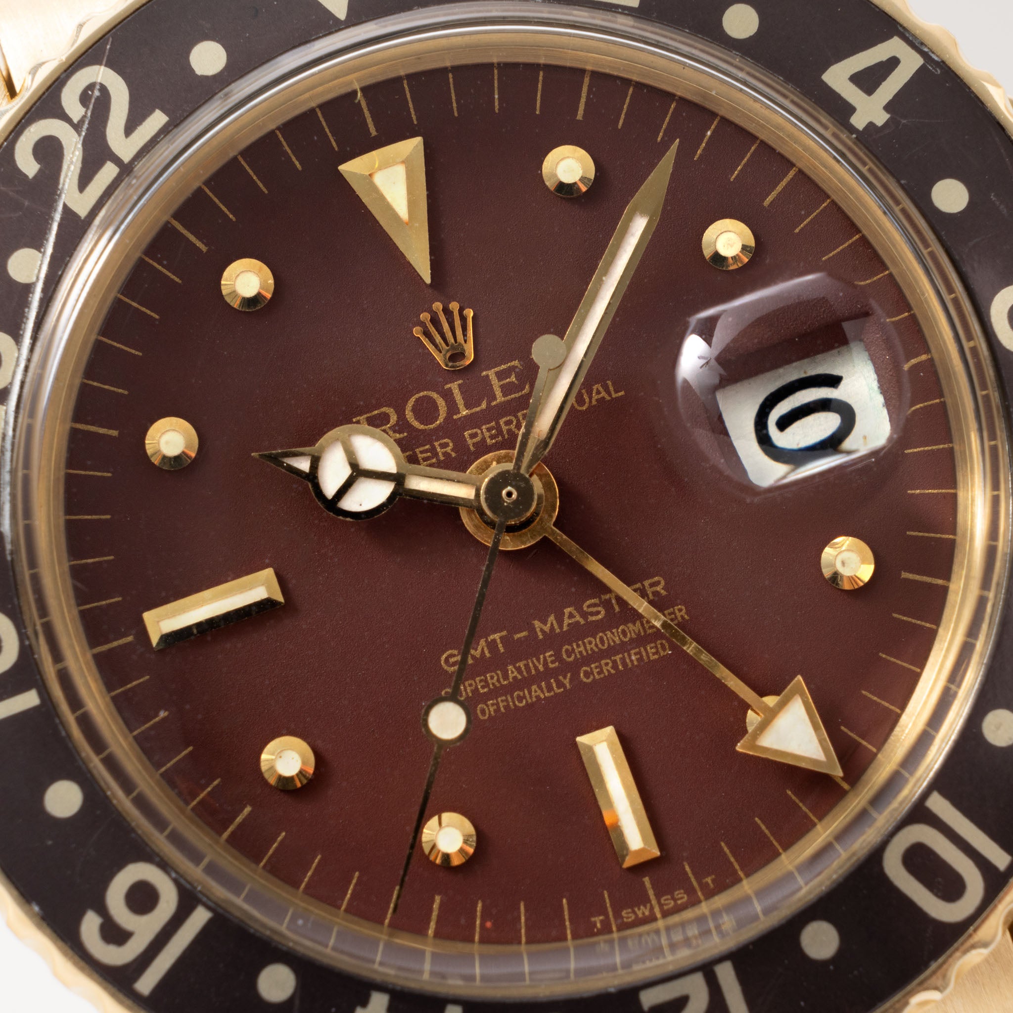 Rolex GMT-Master Brown ‘No I’ Dial and D’Agosto Bracelet Ref 1675/8