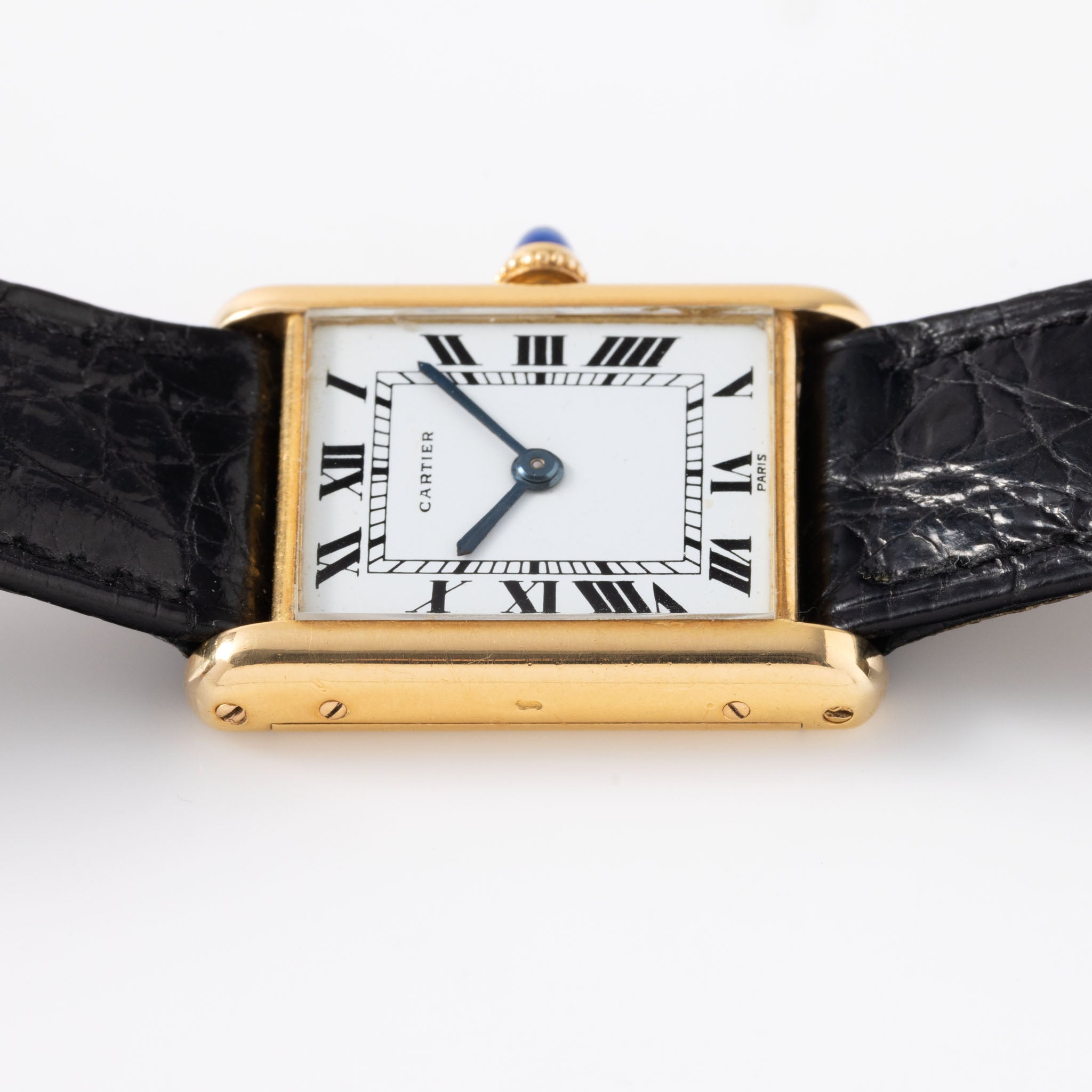 Cartier Tank Louis 18kt gold "Paris dial" Jaeger Movement 1960s