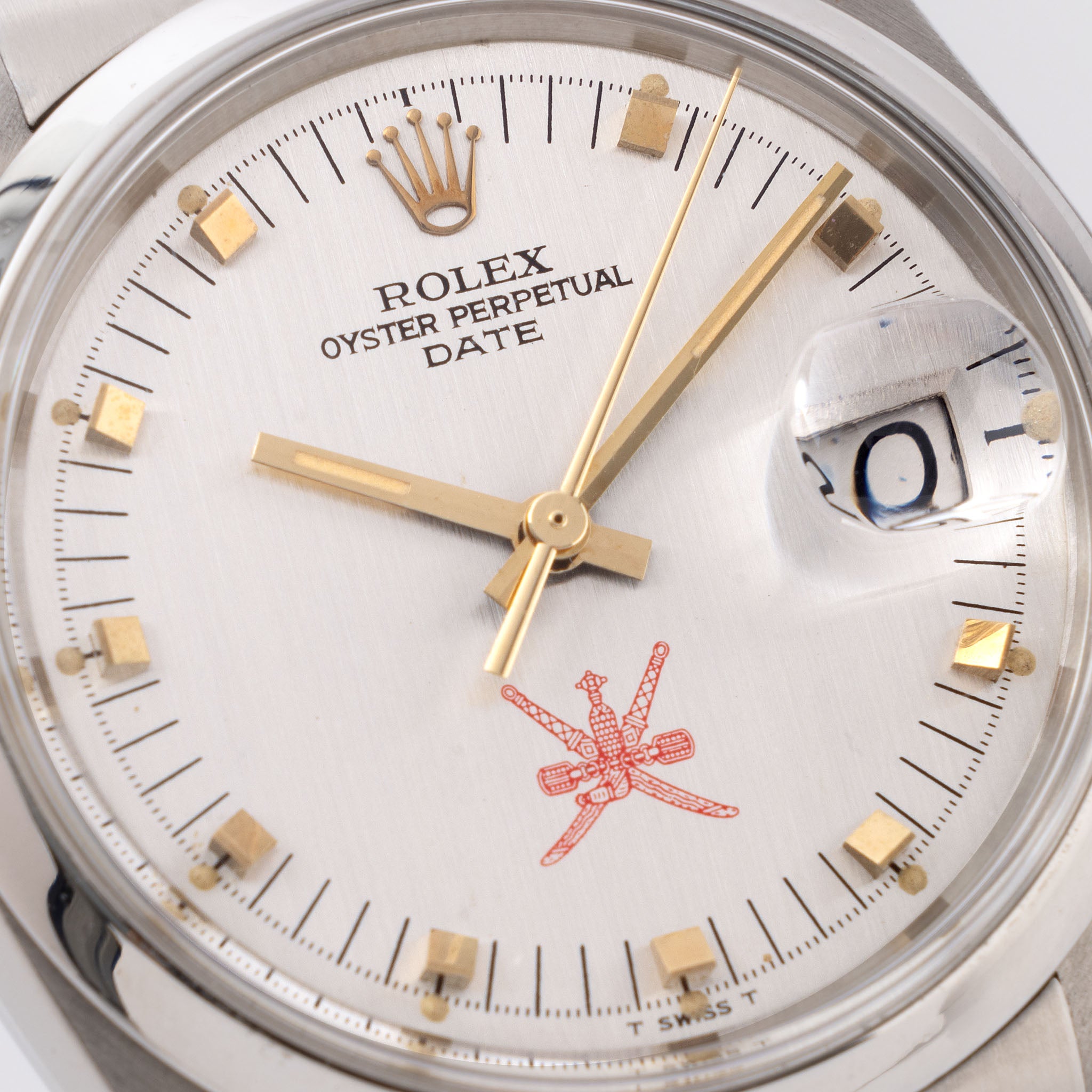 Rolex Oyster Perpetual Date Khanjar Dial Ref 1500