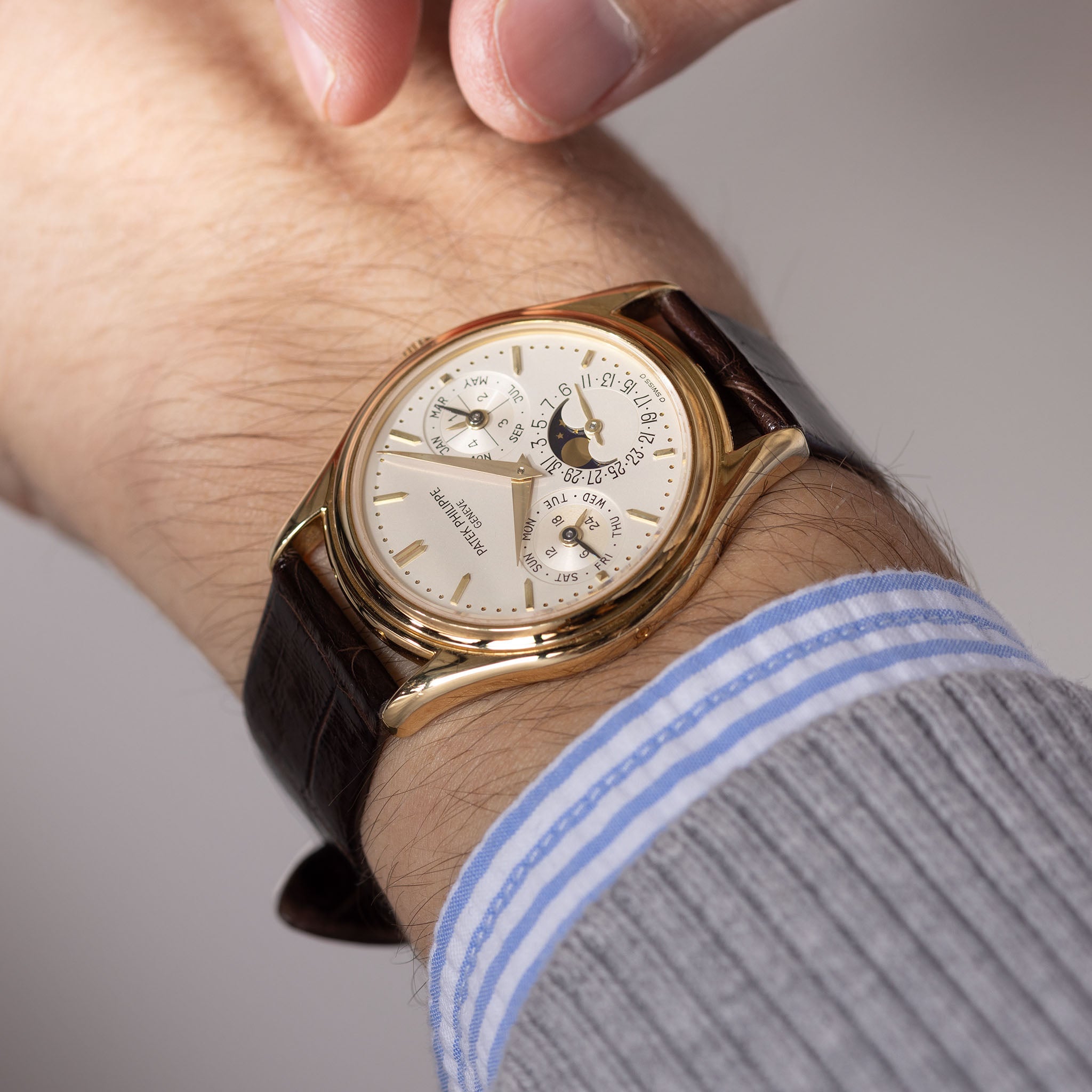 Patek Philippe Perpetual Calendar Second Series with Archive Extract Ref 3940