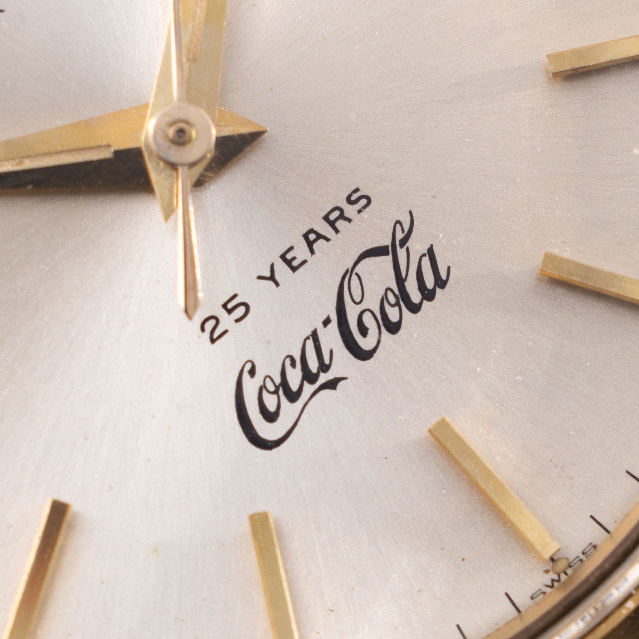 Rolex Oyster Perpetual Ref. 1002 ‘Coca Cola 25 Years’ Dial in 14K Yellow Gold