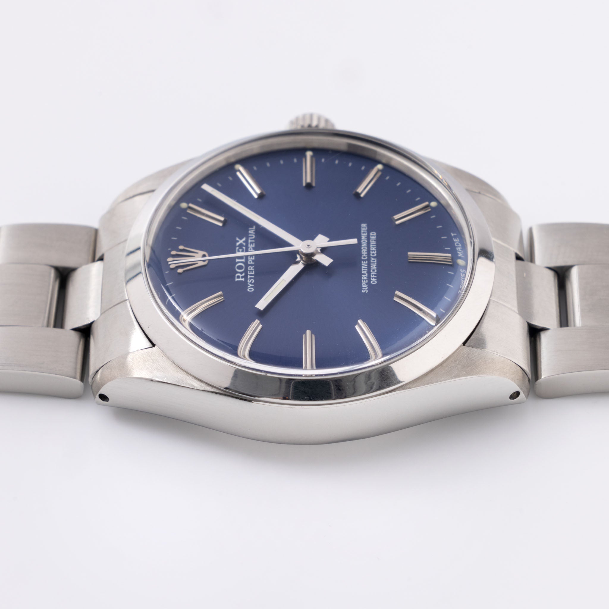 Rolex Oyster Perpetual blue dial ref 1002