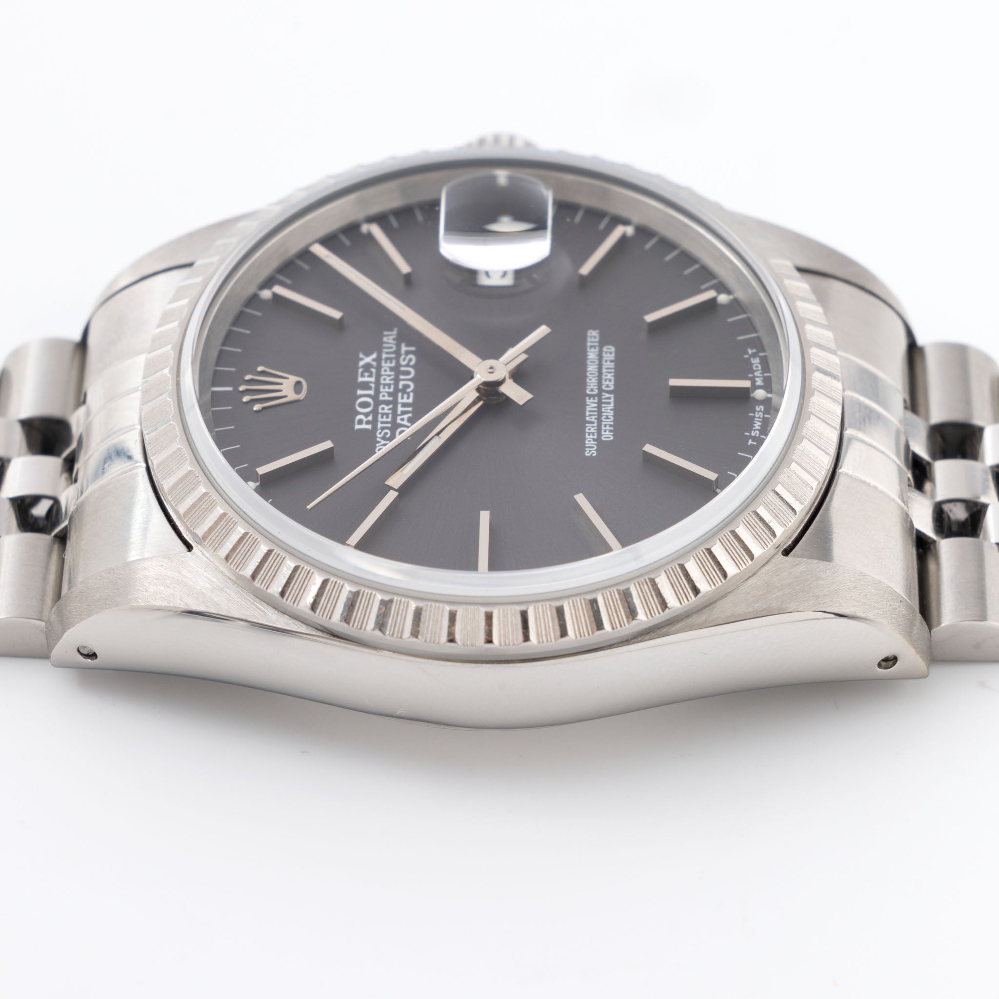 Rolex Datejust Grey dial ref 16220 