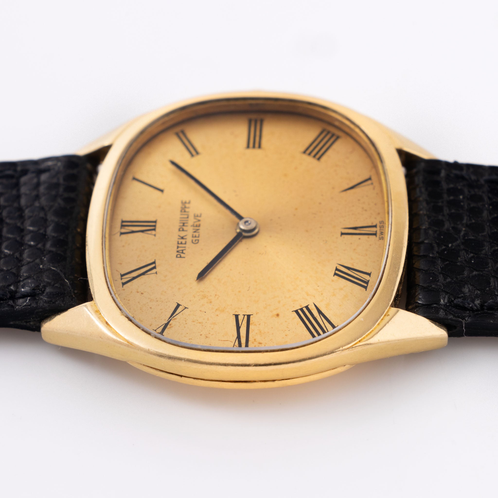 Patek Philippe Golden Ellipse Champagne Dial in 18k Yellow Gold Ref. 3545