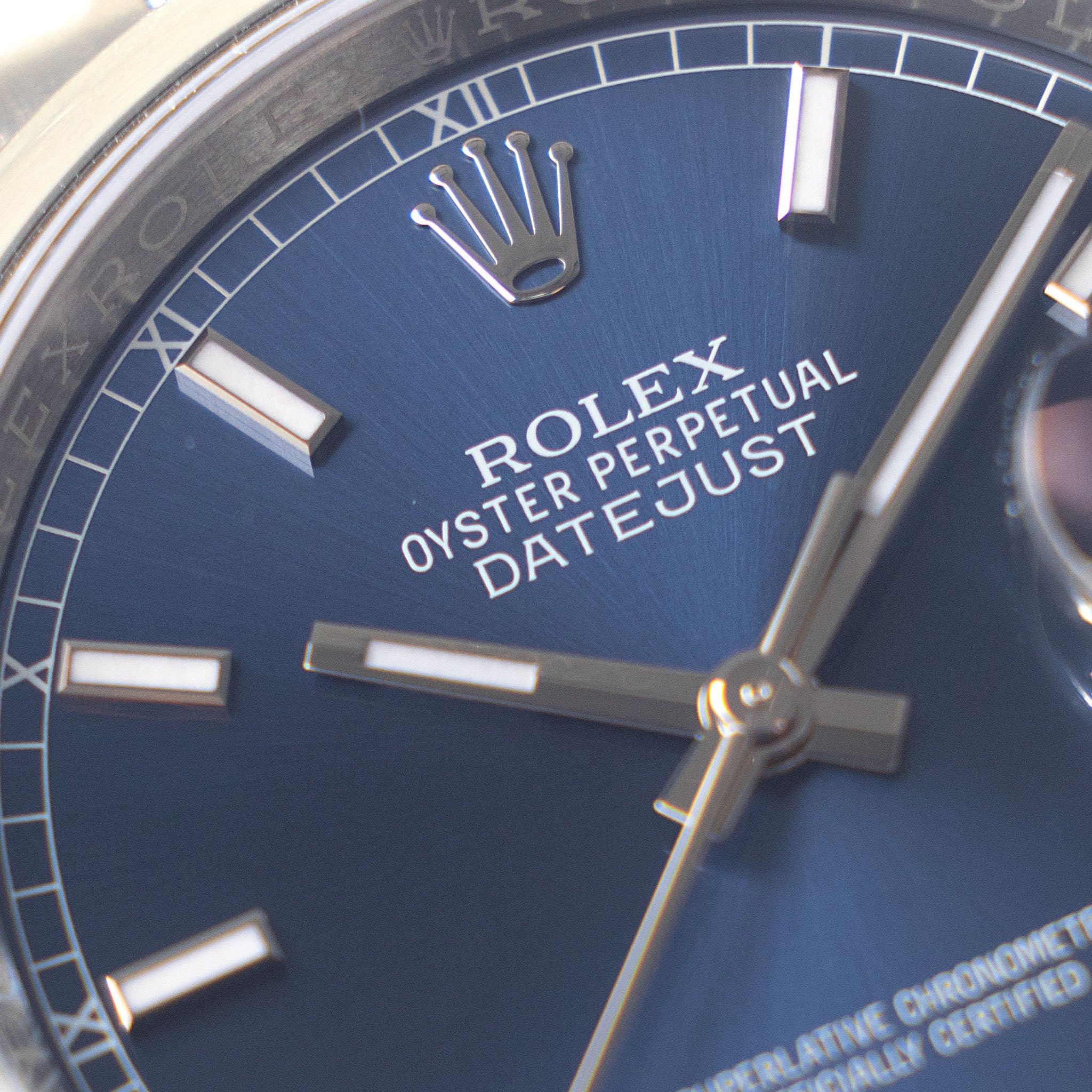 Rolex Datejust Blue Dial Full-Set Ref. 116200