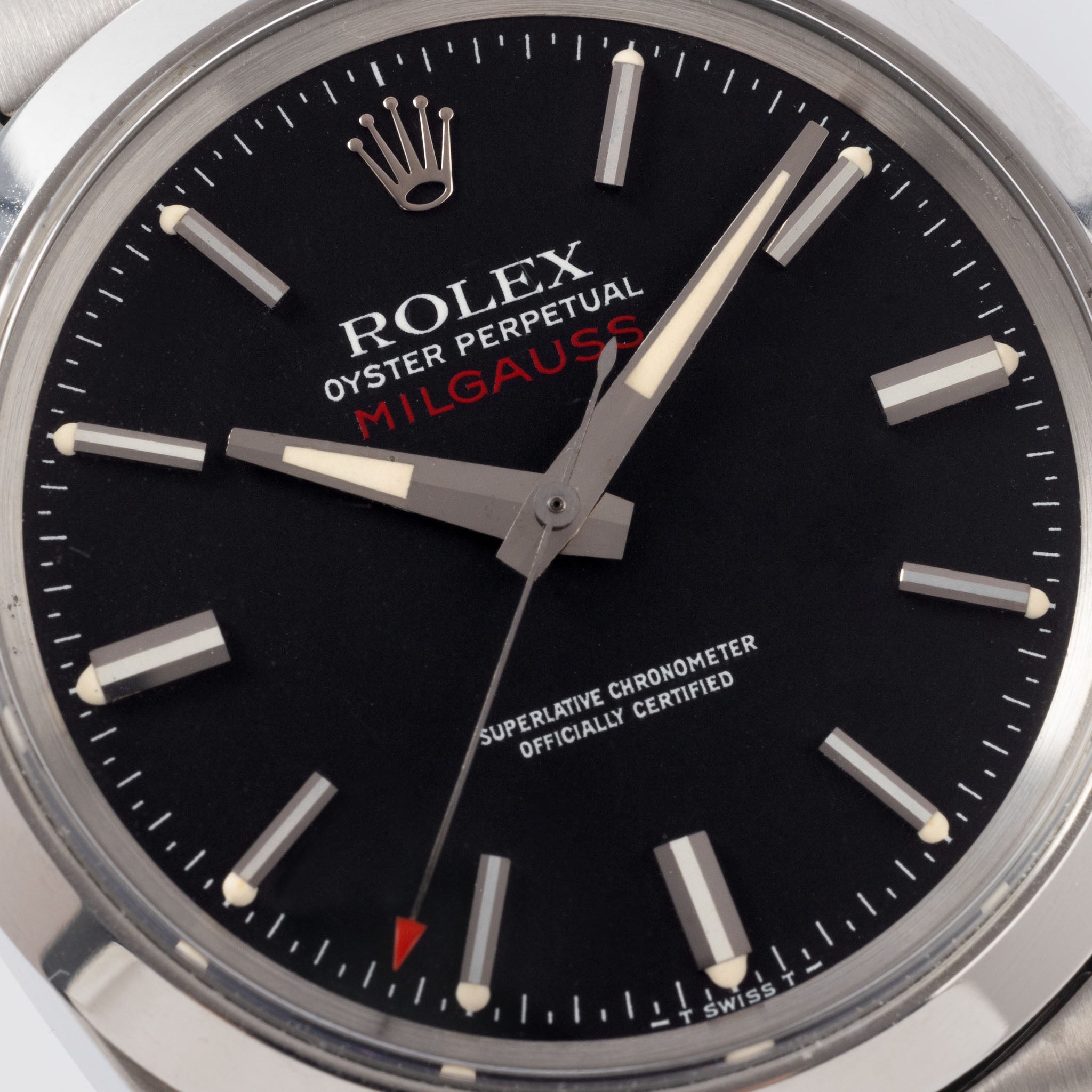 Rolex Milgauss Black dial box and papers set ref 1019