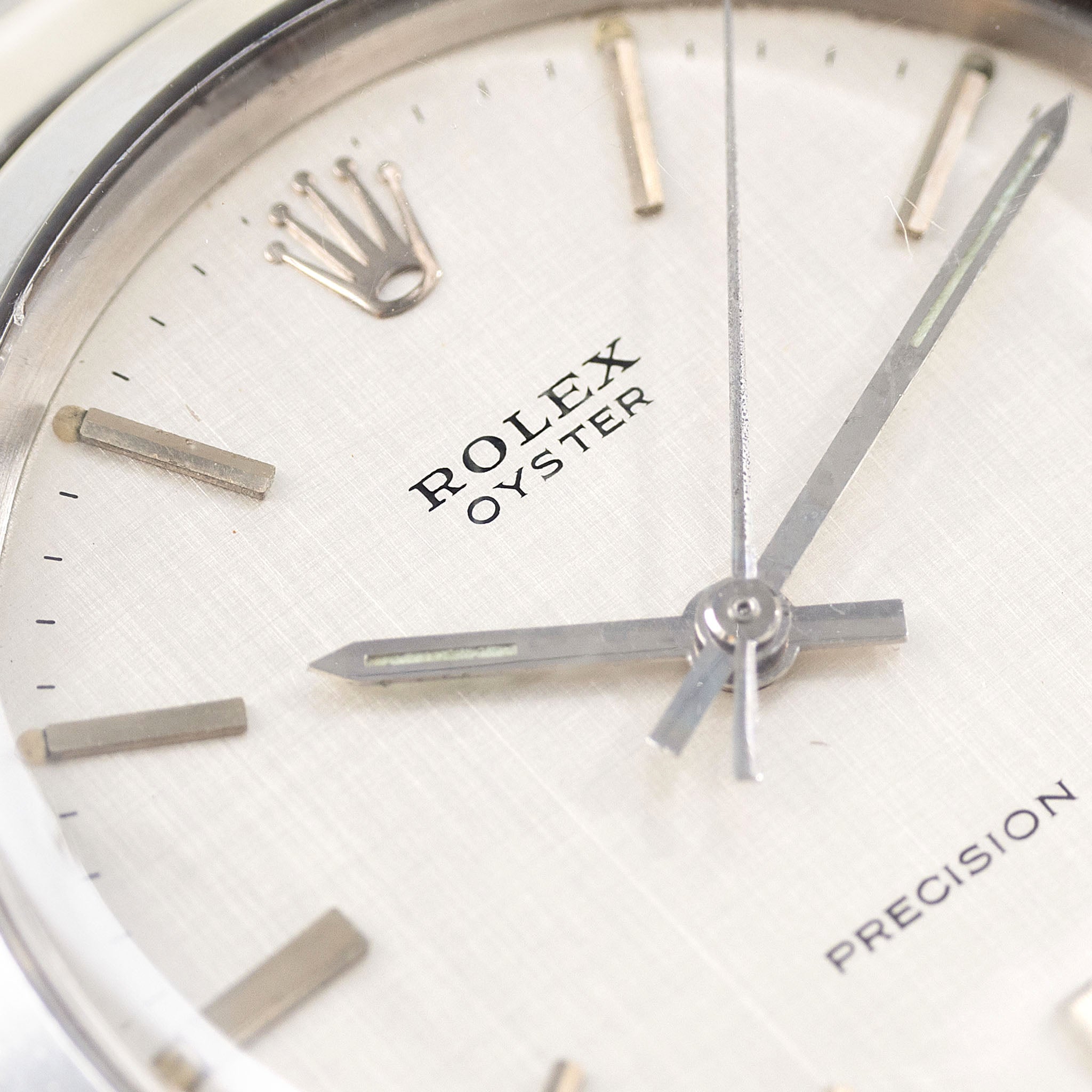 Rolex Oyster Precision Silver Linen Dial "Fuerza del Perú" Ref. 6426