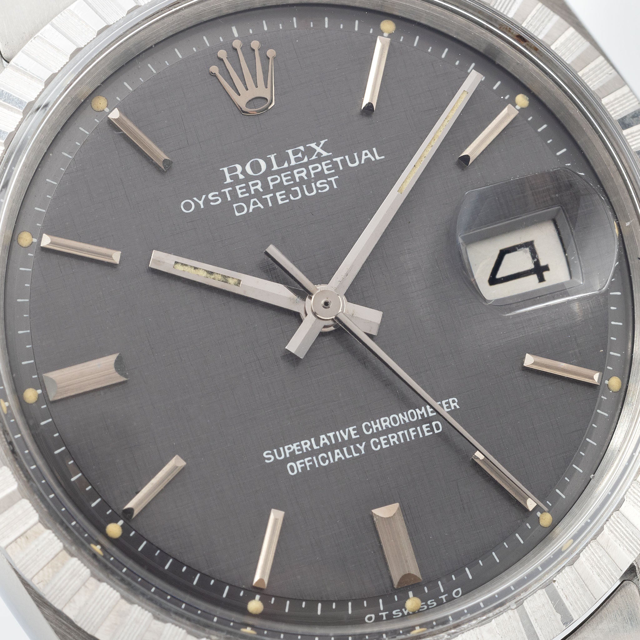 Rolex Datejust Grey Linen Dial Ref. 1603