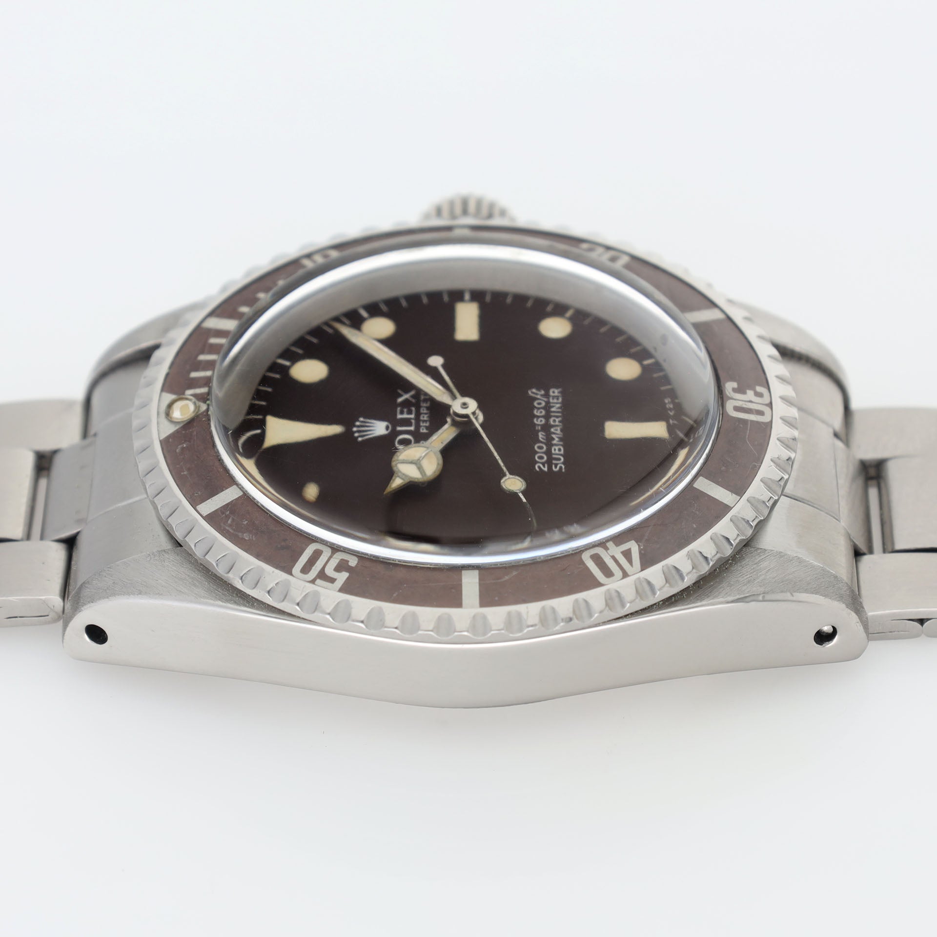 Rolex Submariner 5513 Tropical Meters First Dial with Papers