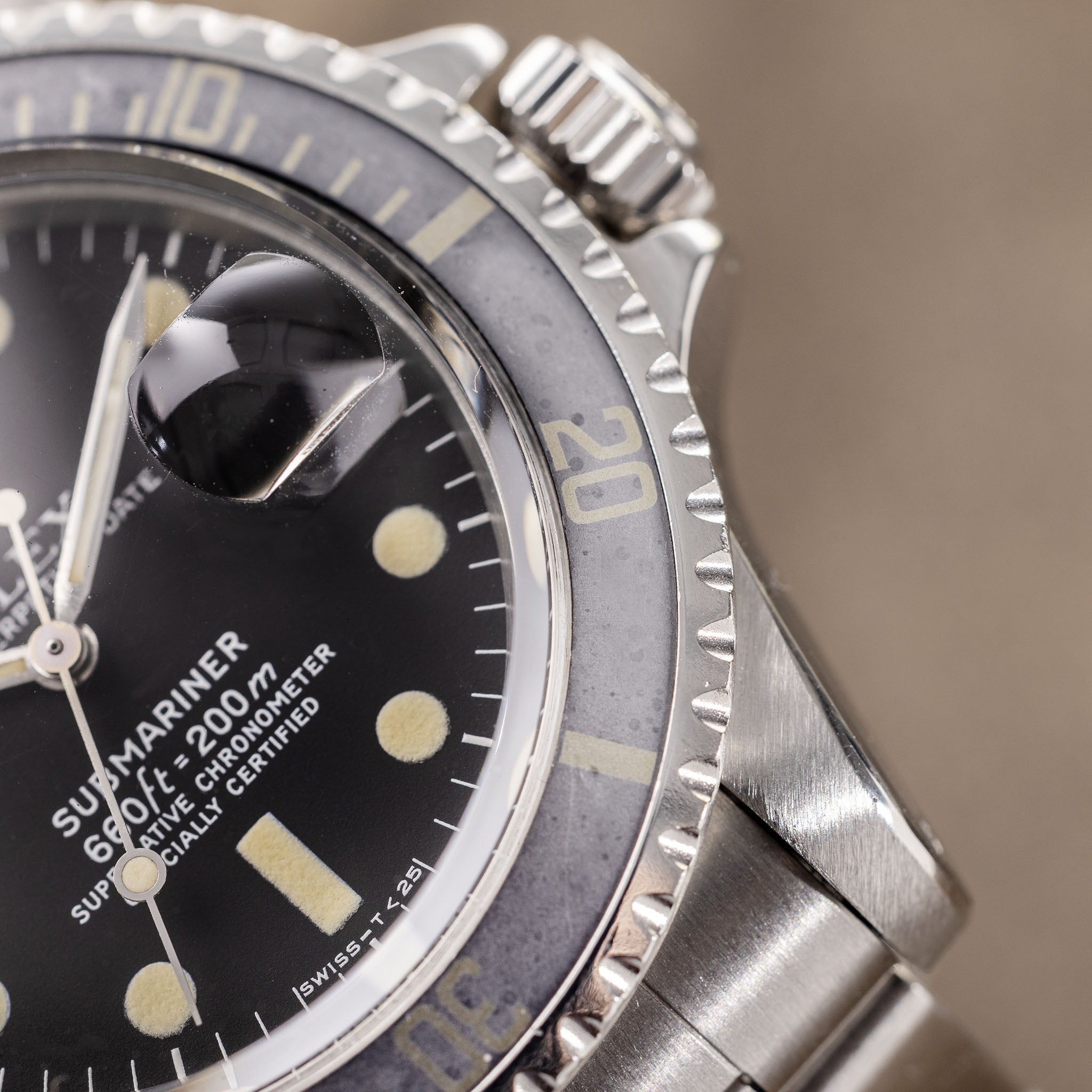 Rolex Submariner 1680 MK1 Maxi Dial Ghost Bezel with Box and Papers