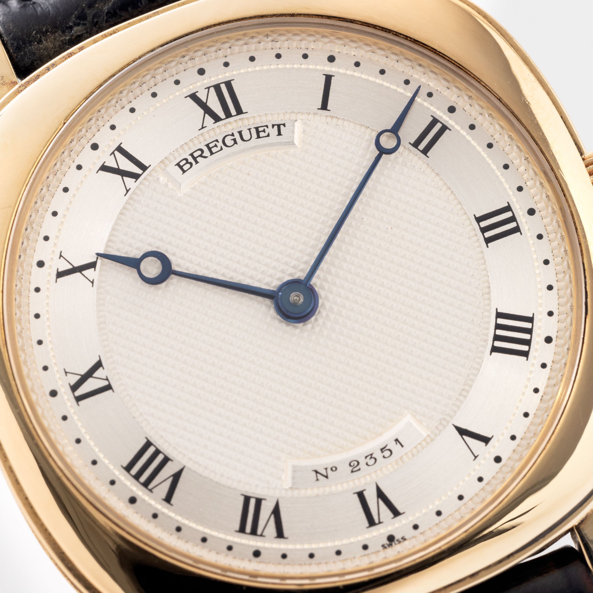 Breguet Guilloché in 18K Yellow Gold Cushion-Shaped Dress Watch Cal. 839 “Classique”