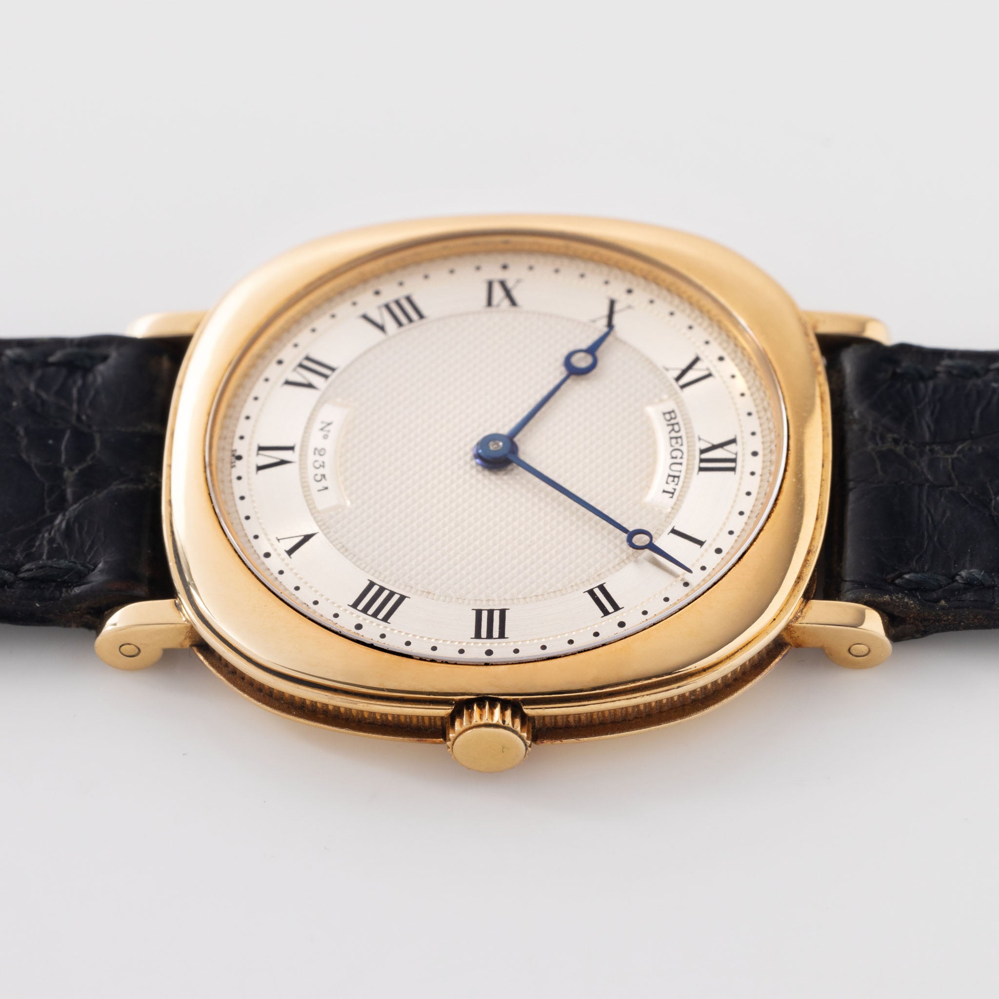 Breguet Guilloché in 18K Yellow Gold Cushion-Shaped Dress Watch Cal. 839 “Classique”