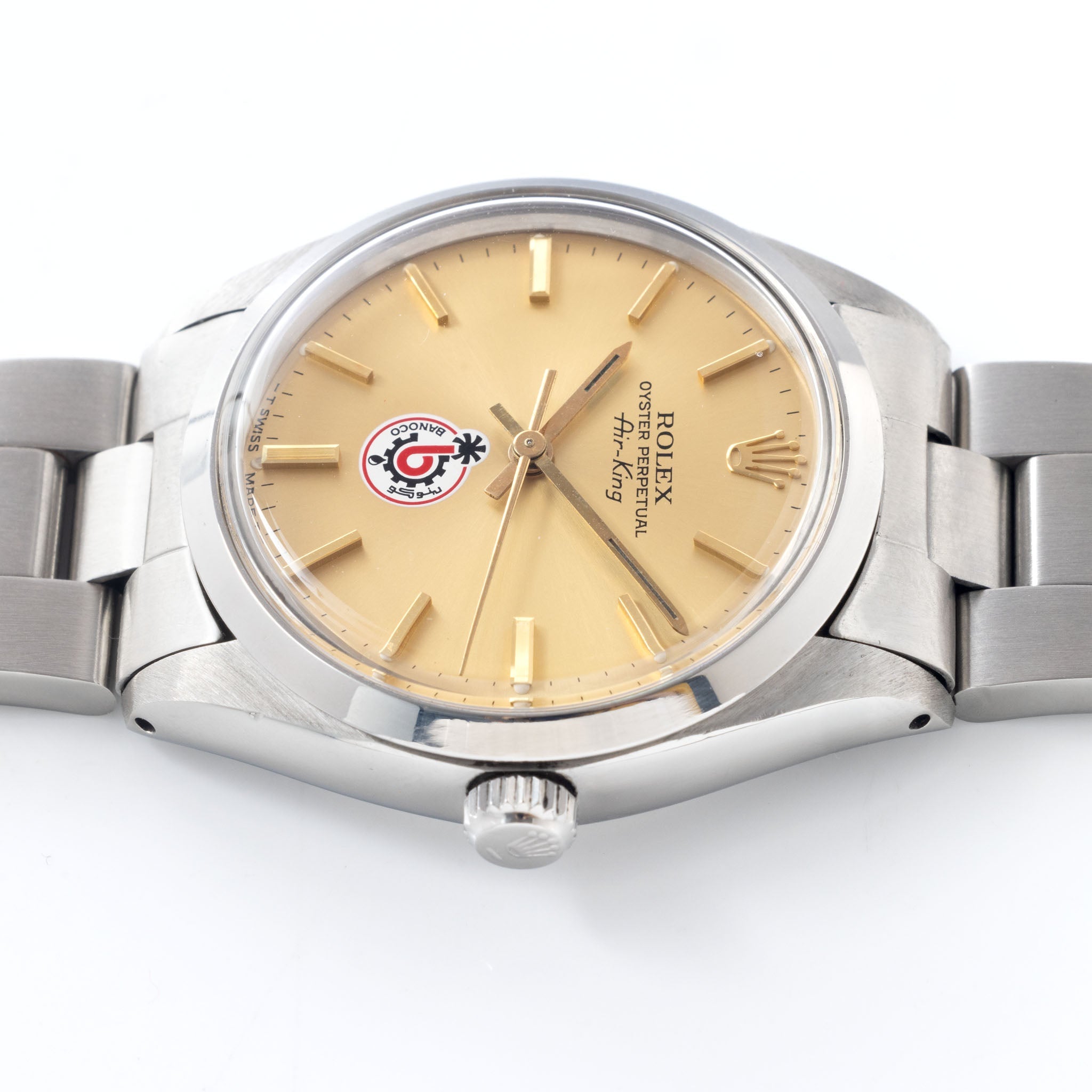 Rolex Airking "Banoco  " logo dial ref 5500