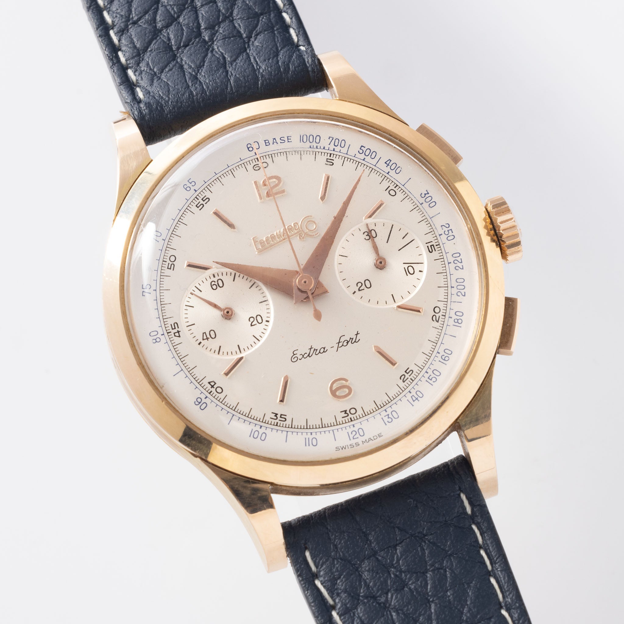 Eberhard & Co. Flyback Chronograph Extra-Fort in 18k Rose Gold Ref. 14003