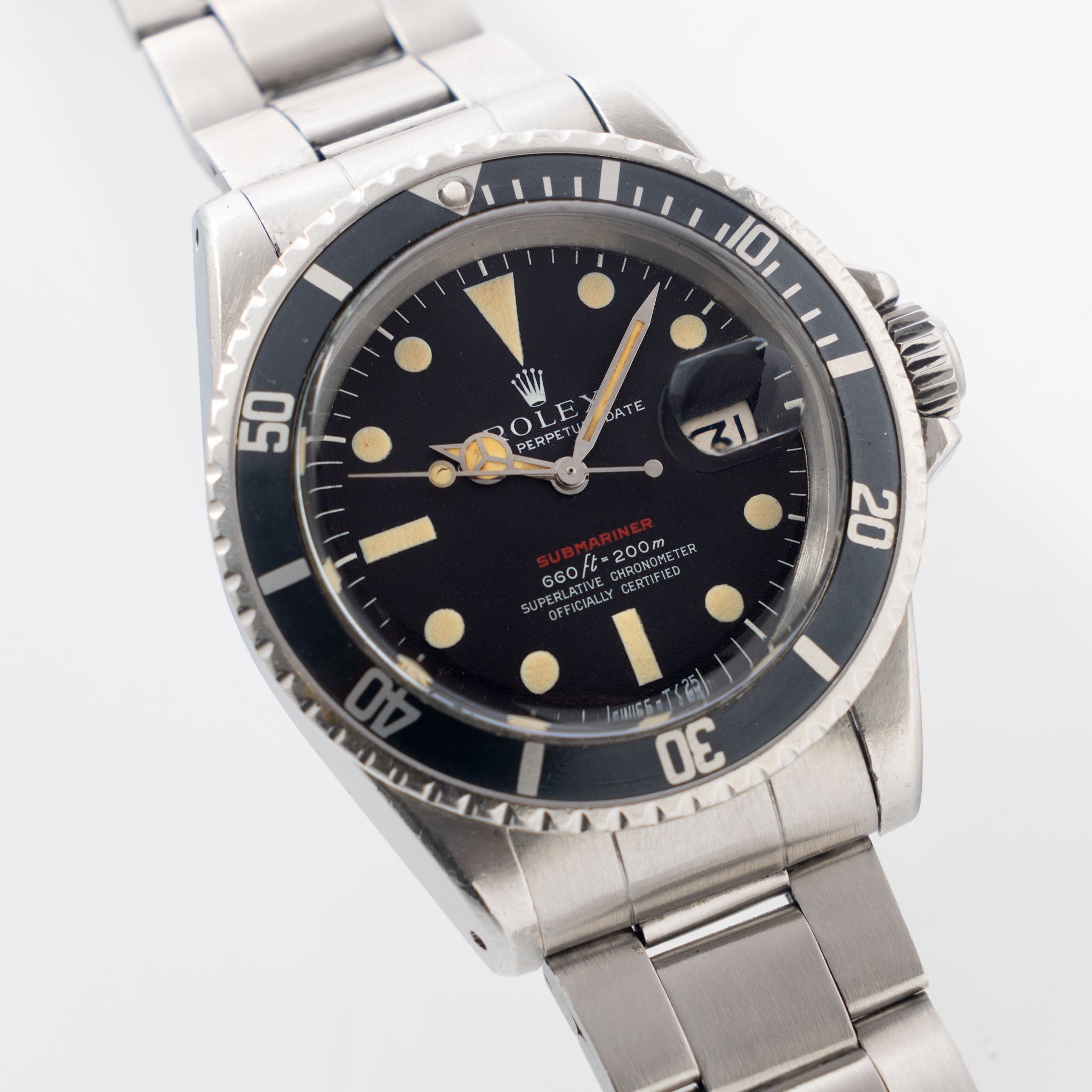 Rolex Submariner 1680 Red Mk4 Dial