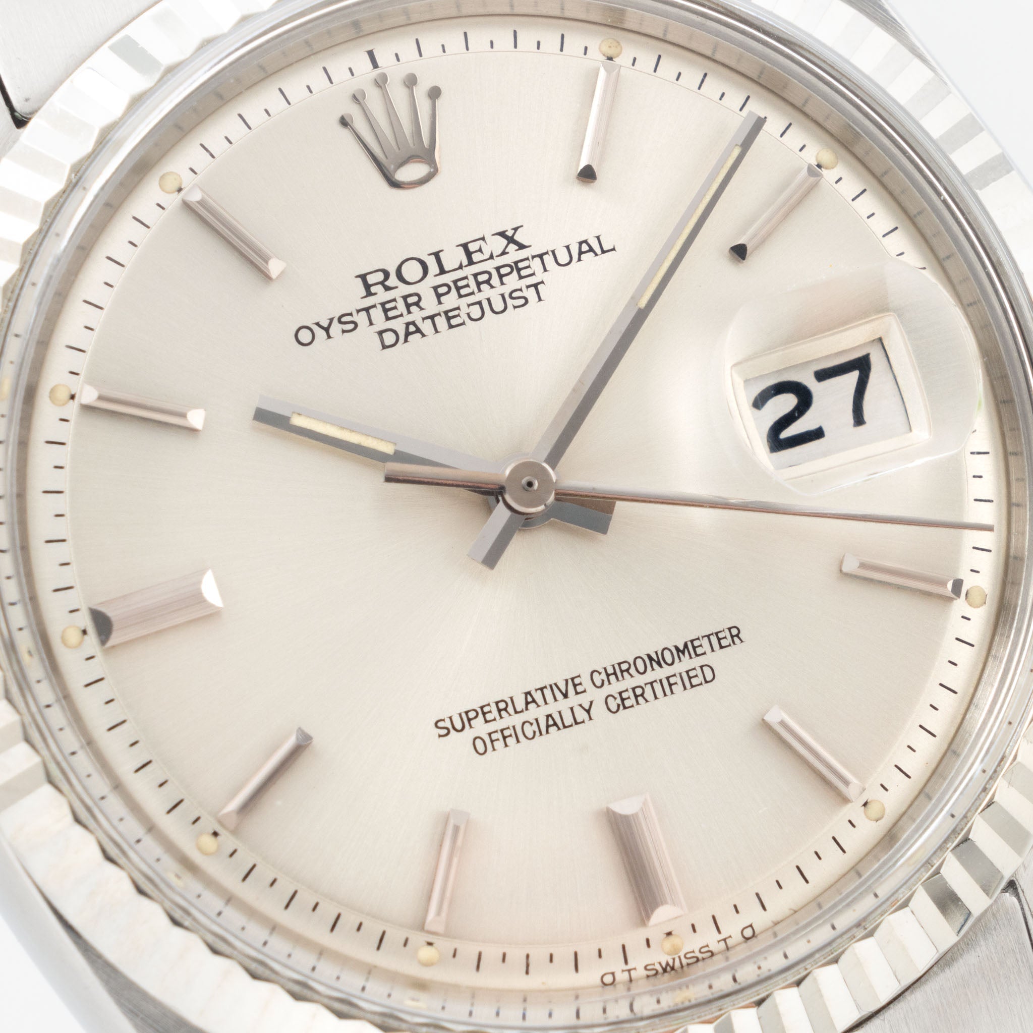 Rolex Datejust Silver Sigma Dial Ref. 1601