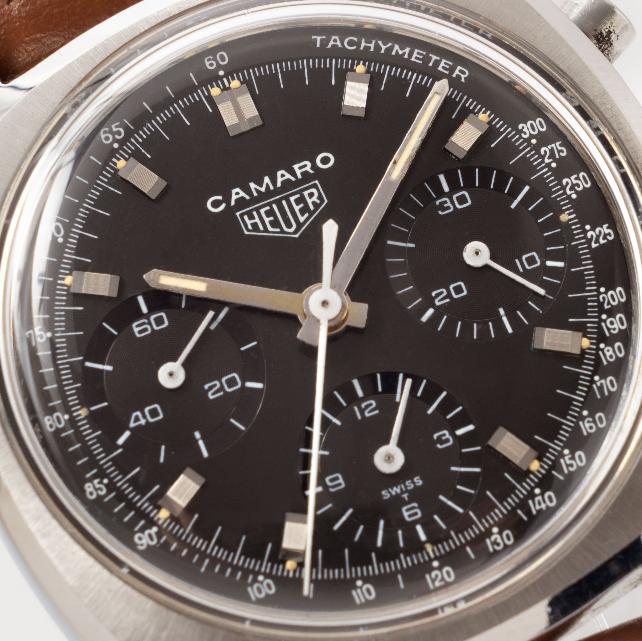 Heuer Camaro “Tachymeter” brown dial ref 7220