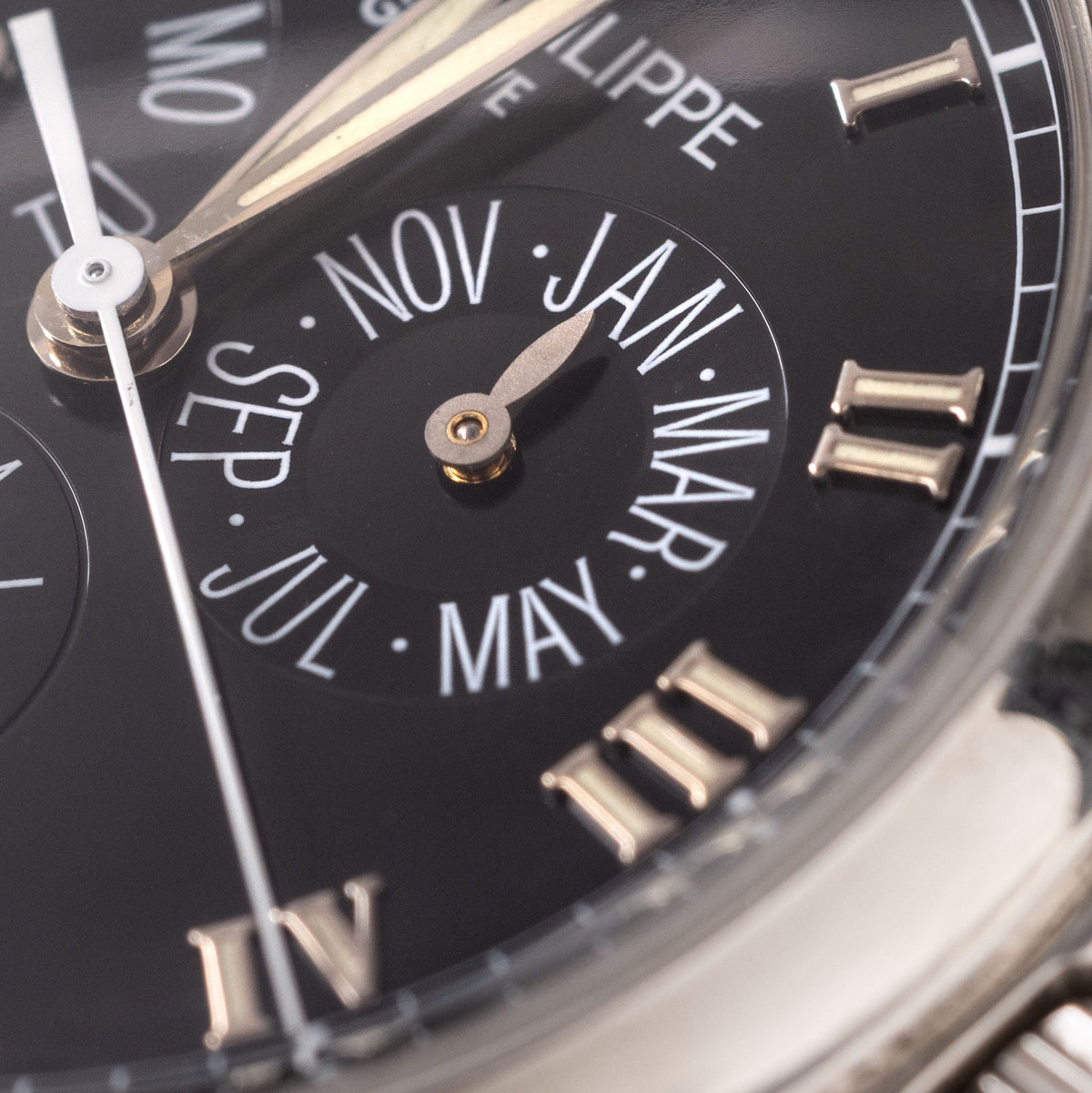 Patek Philippe Annual Calendar 5035P in Platinum Black Dial 