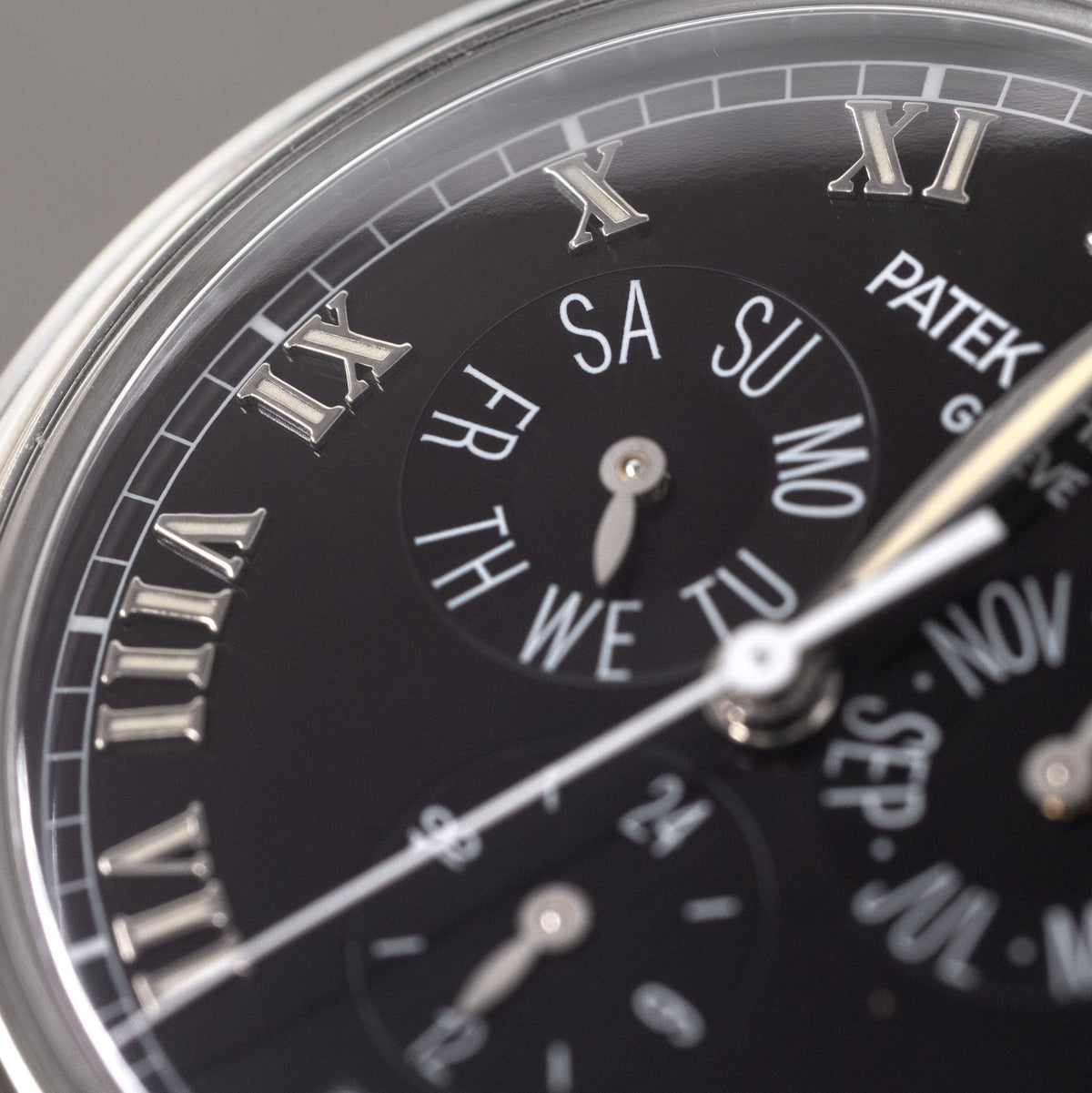 Patek Philippe Annual Calendar 5035P in Platinum Black Dial 