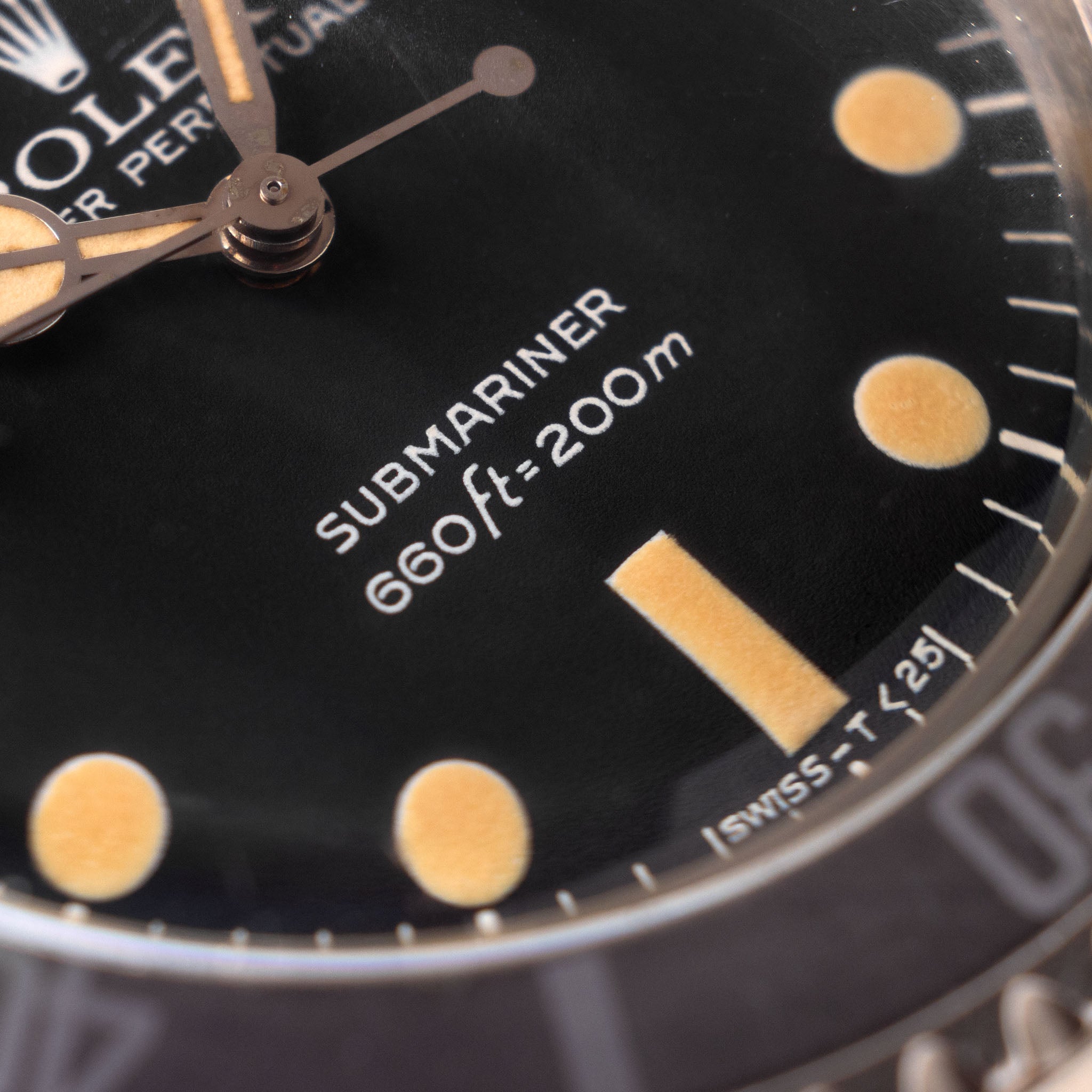 Rolex Submariner 5513 Maxi Mk2 Dial Ghost Inlay and Vivid Patina with Guarantee Paper