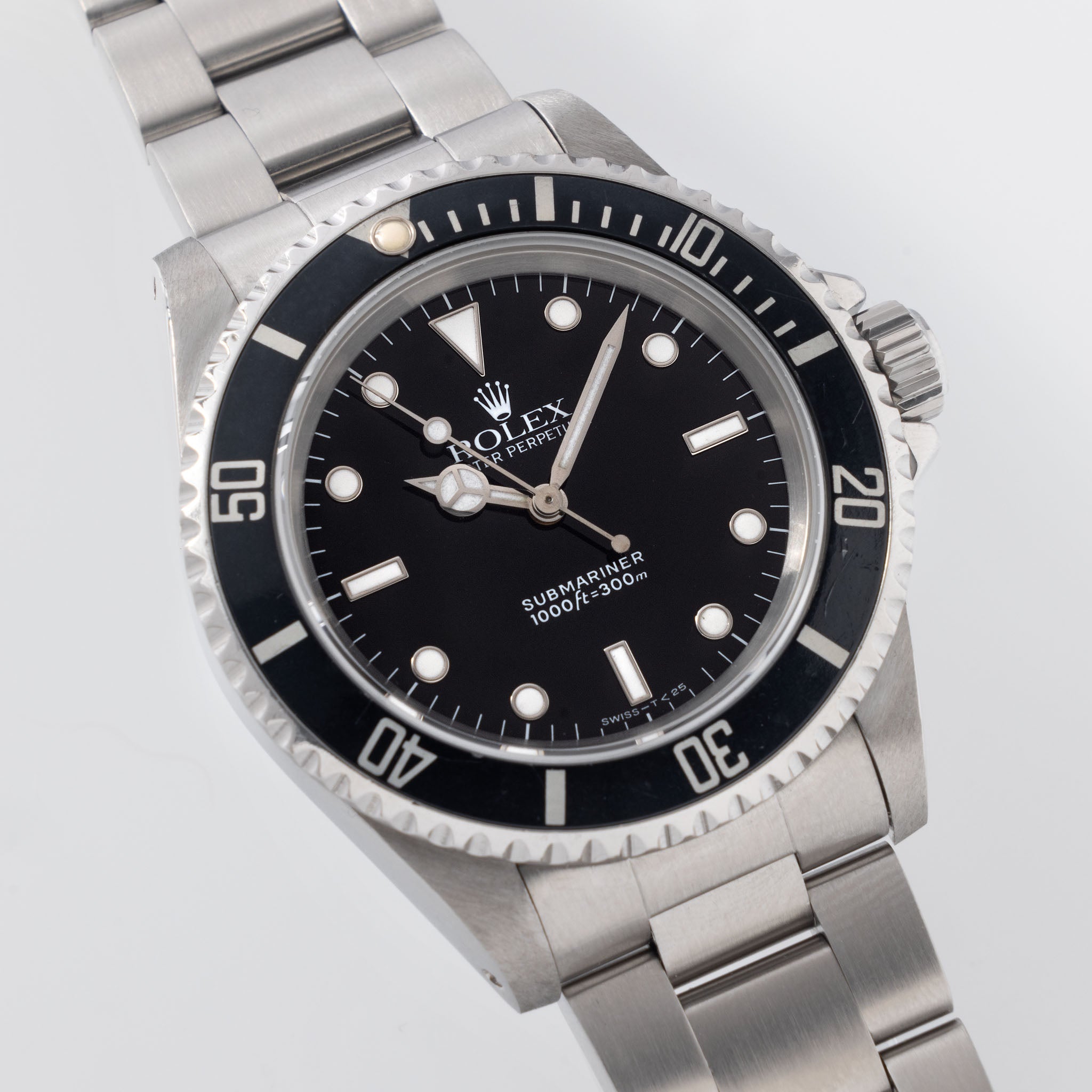 Rolex Submariner No Date Ref. 14060 2-Liner Tritium Dial