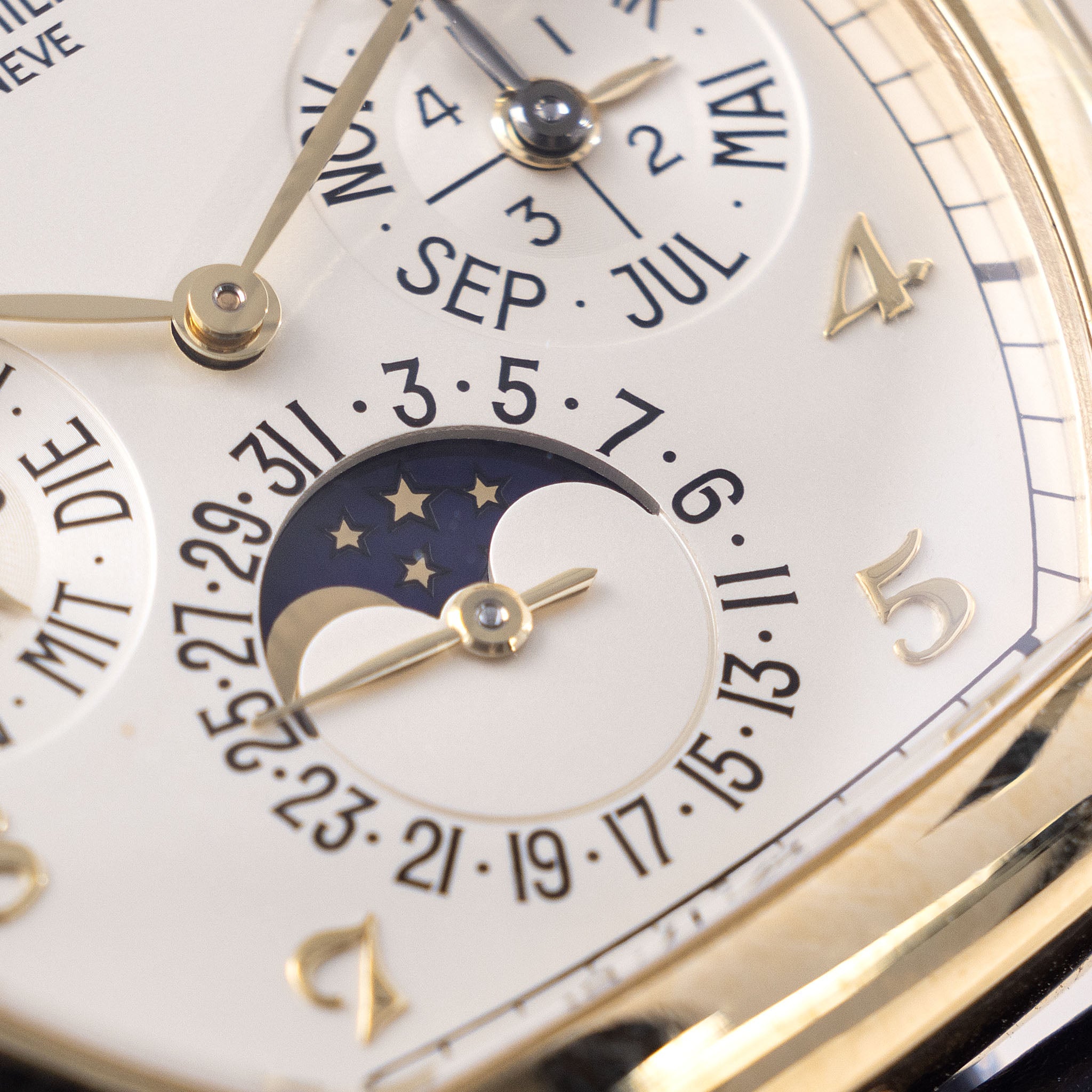 Patek Philippe Perpetual Calendar 5040J 18K Yellow Gold Tonneau Case with Box and Papers