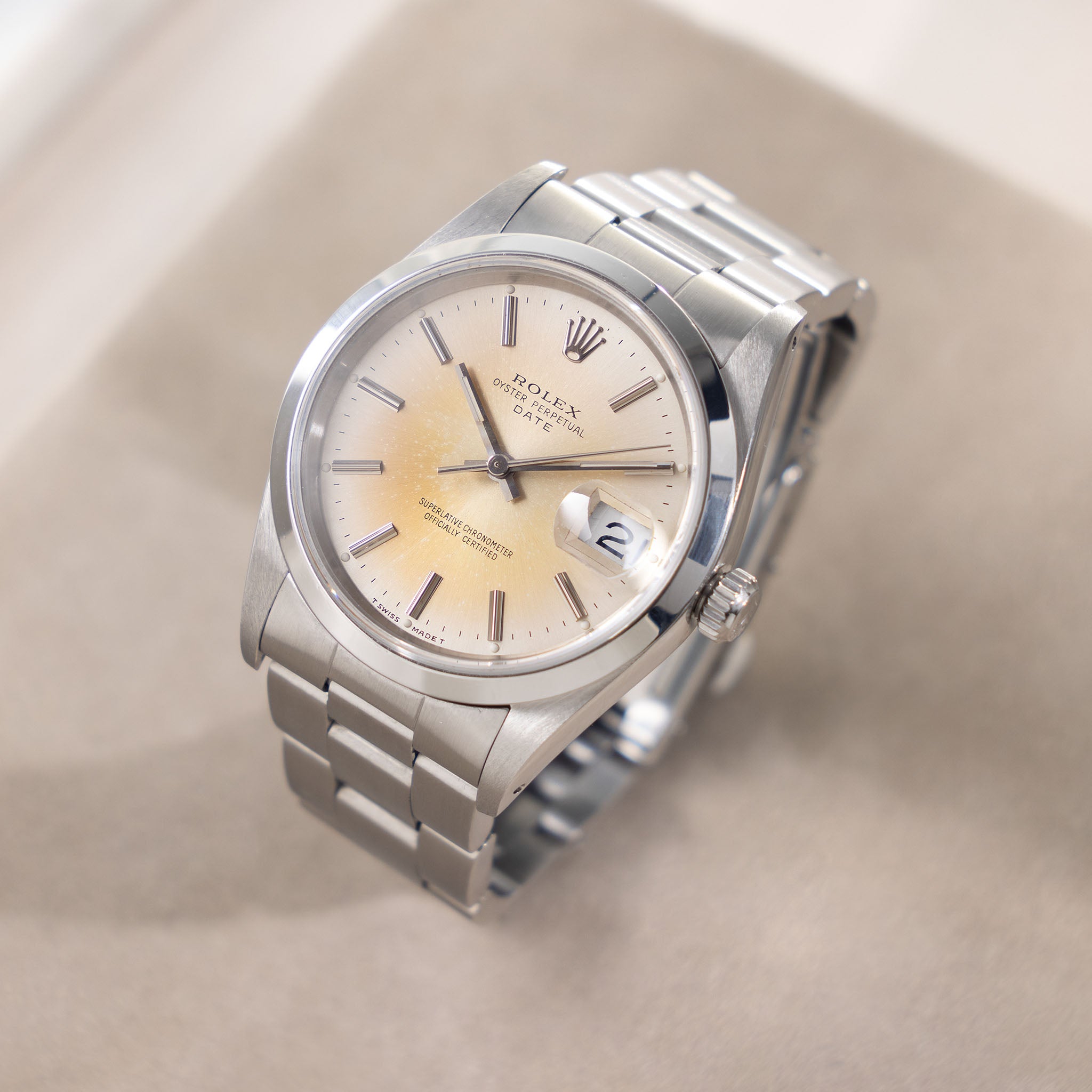 Rolex Oyster Perpetual Date "Tropical Dial" Ref. 15200