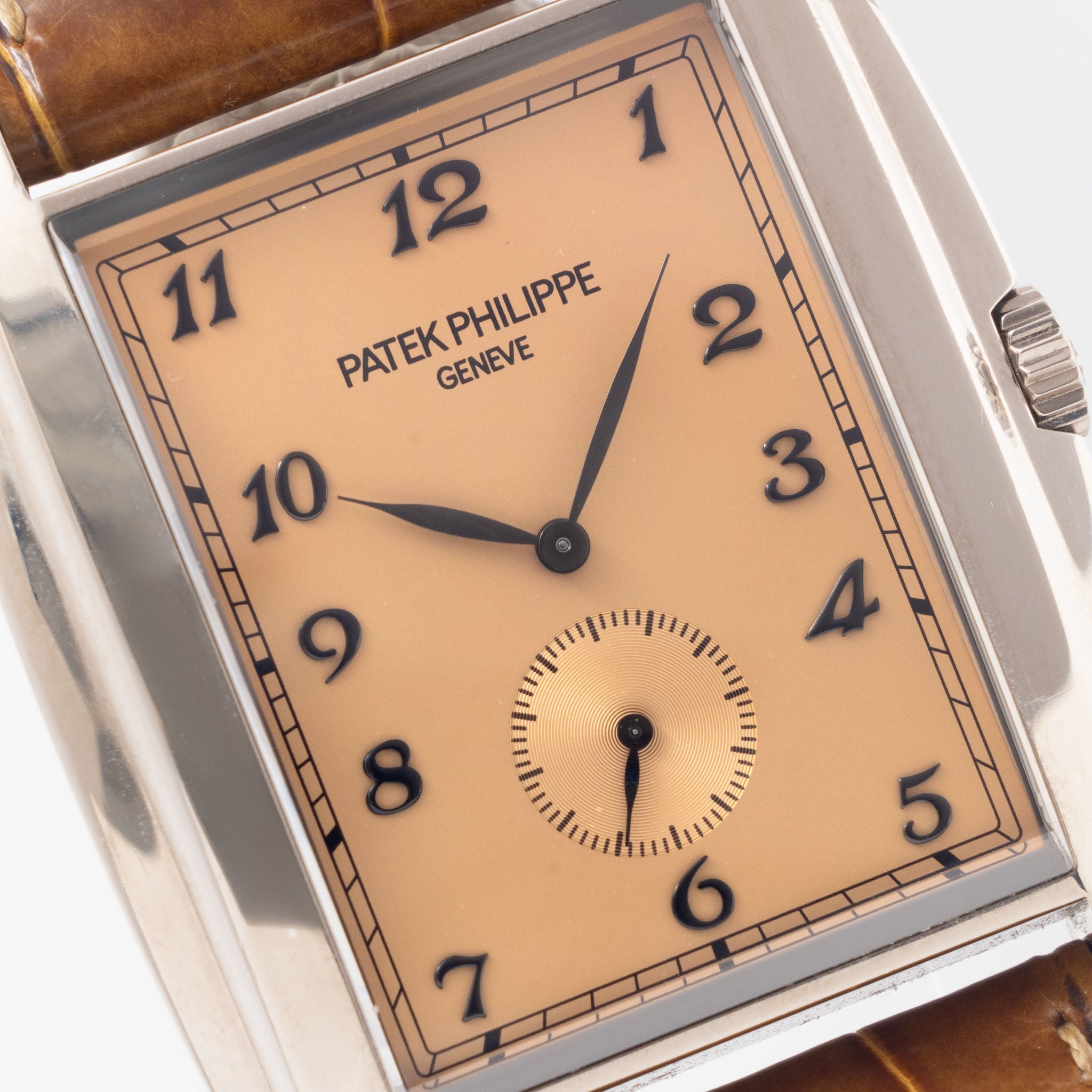 Patek Philippe Gondolo Salmon Breguet Dial with Original Certificate of Origin in 18K White Gold Ref. 5124G