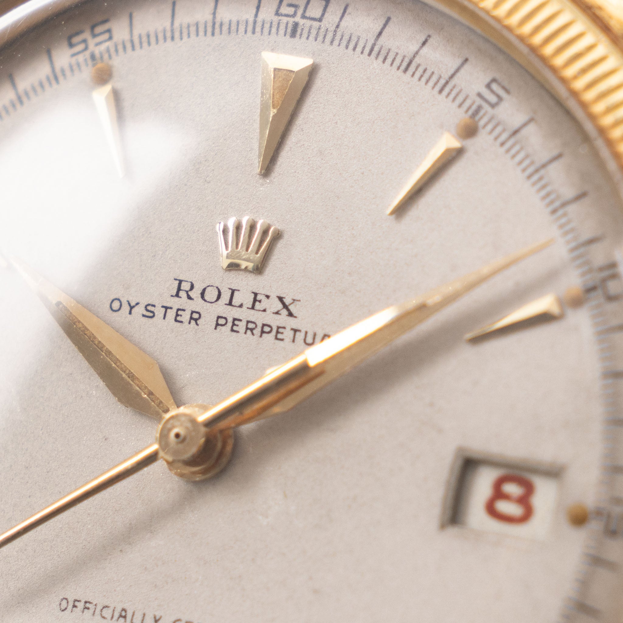 Rolex Oyster Perpetual Ovettone in 18K Yellow Gold Ref. 6075