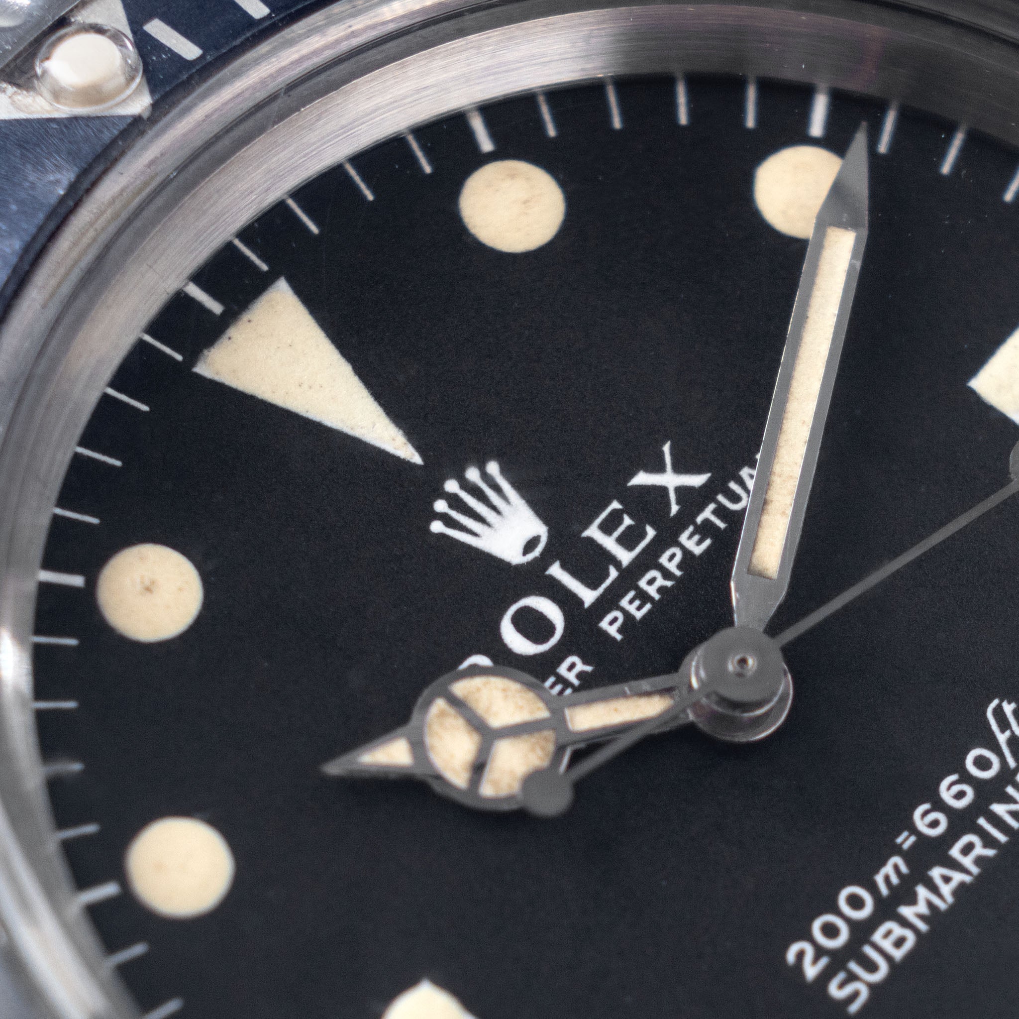 Rolex Submariner 5513 Meters First Zinc-Sulfide Lume Faded Inlay