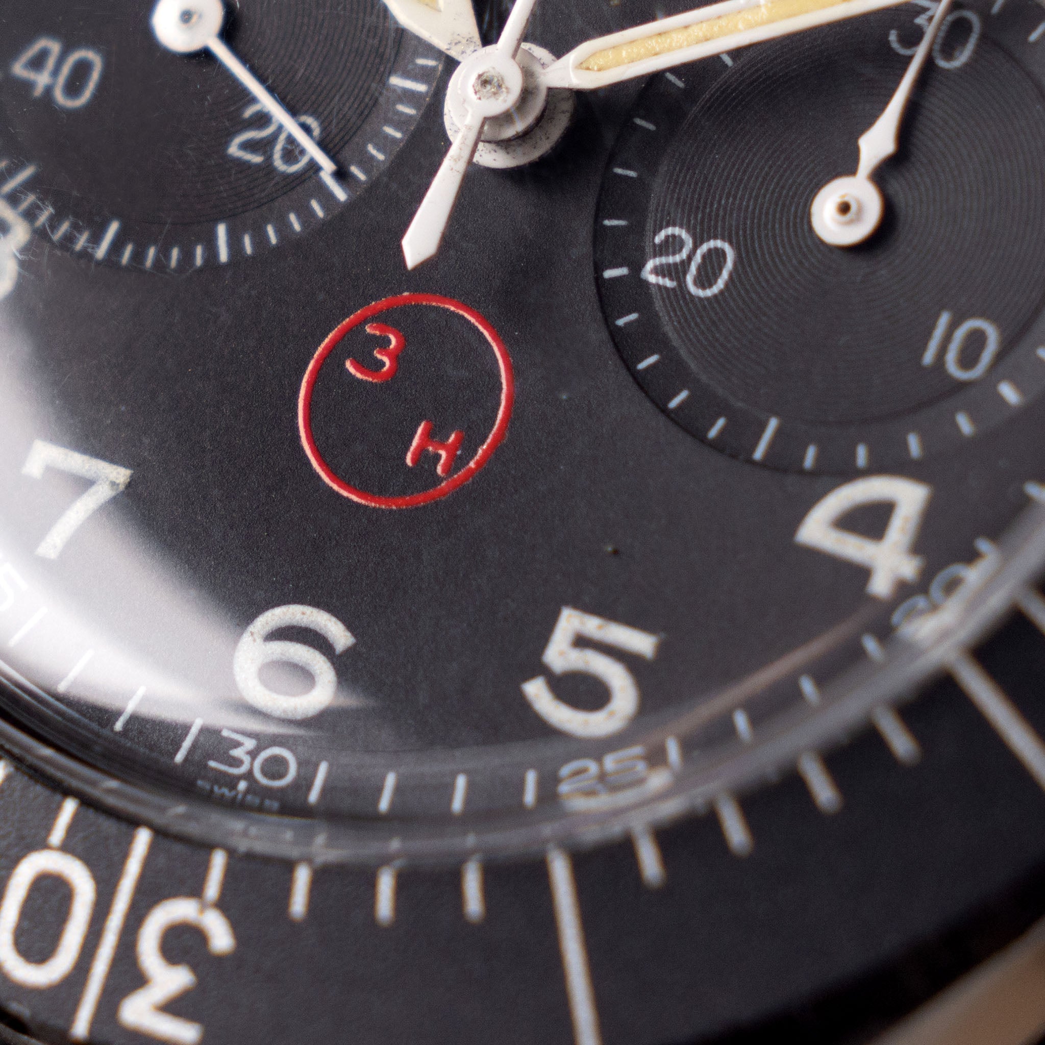 Heuer Bundeswehr 1550SG 3H Chronograph